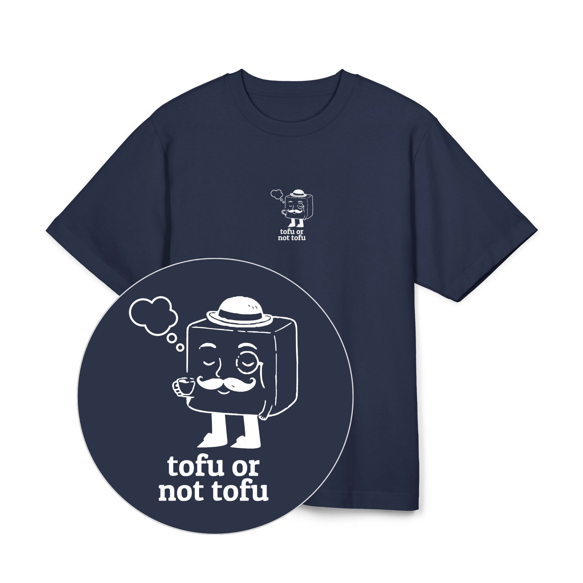 Tofu Or Not Tofu Unisex Oversized Shirt