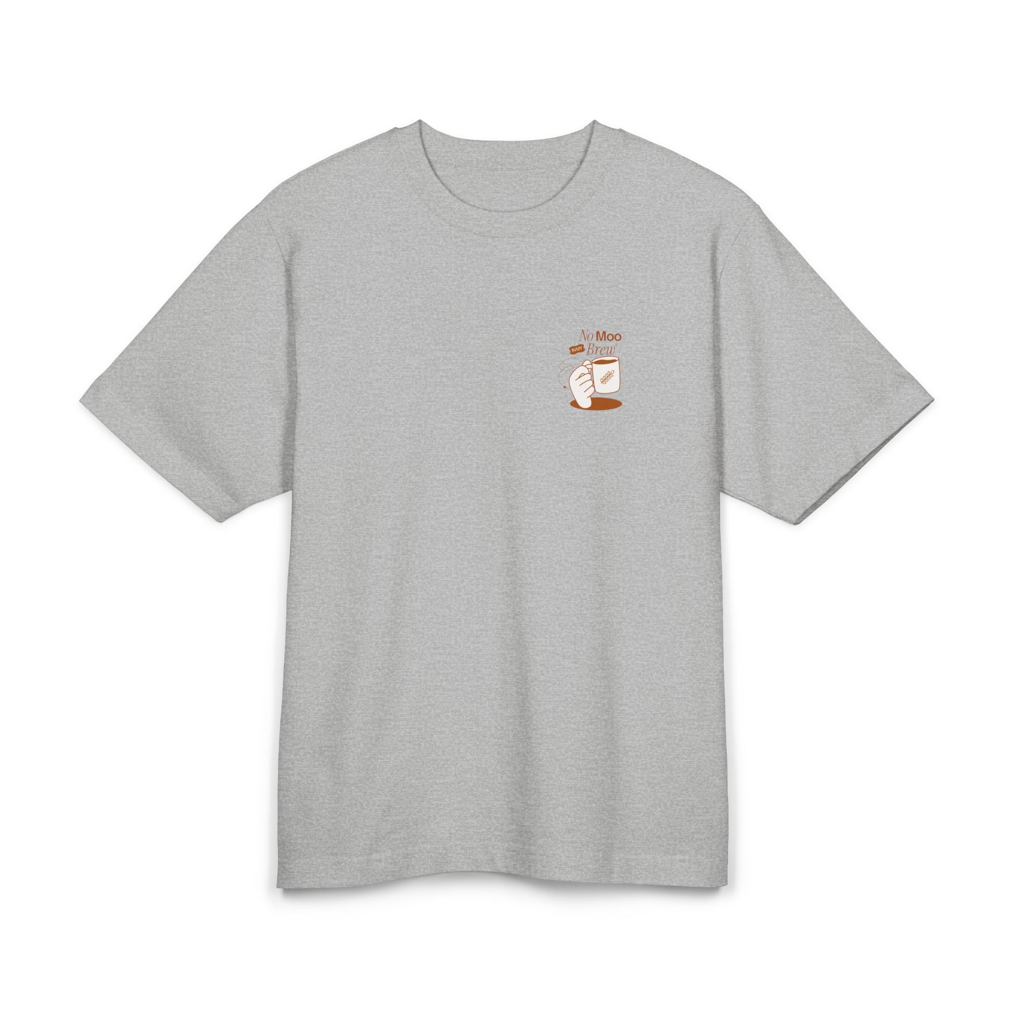 No Moo In My Brew Unisex Oversized Shirt