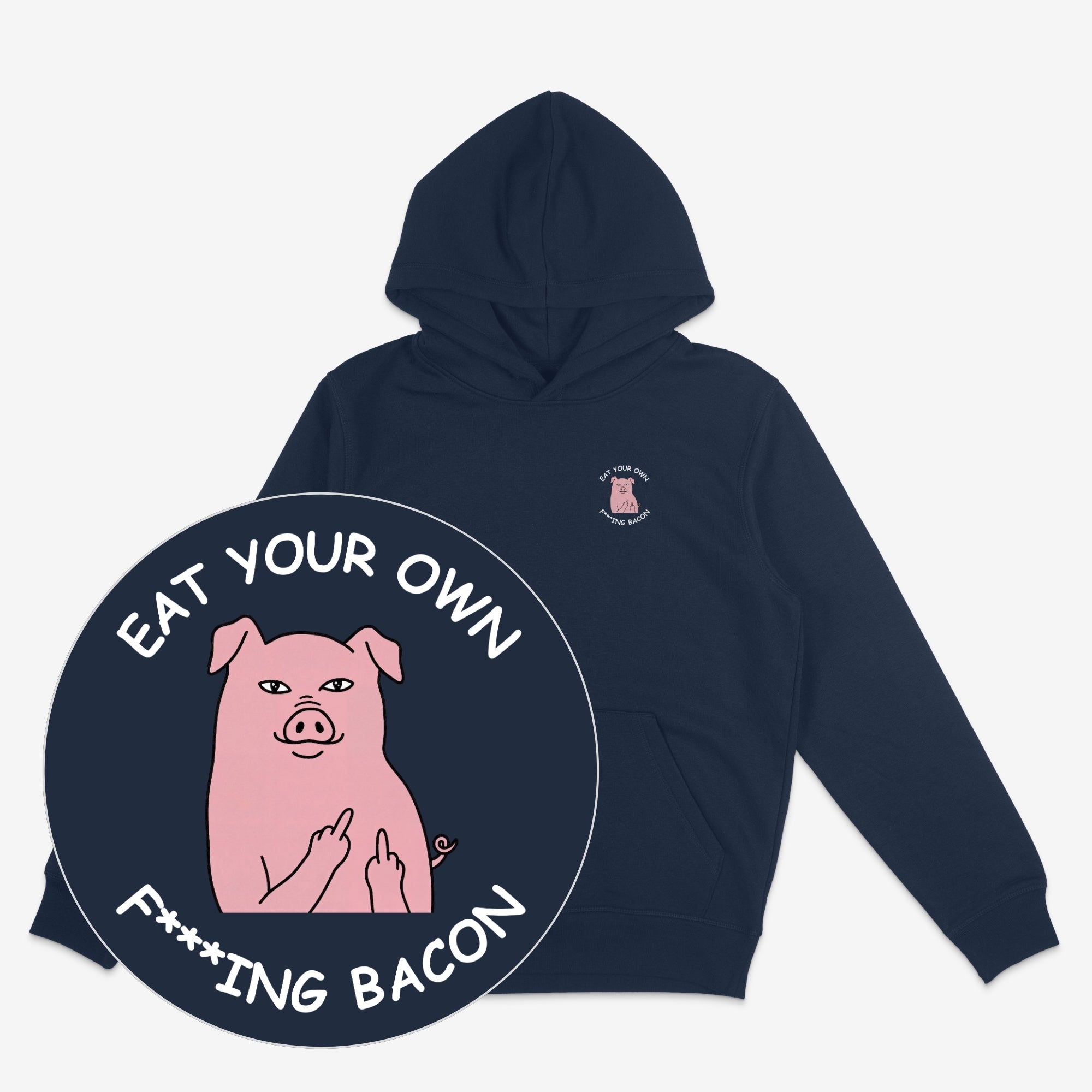 Eat Your Own Bacon Unisex Oversized Hoodie 2