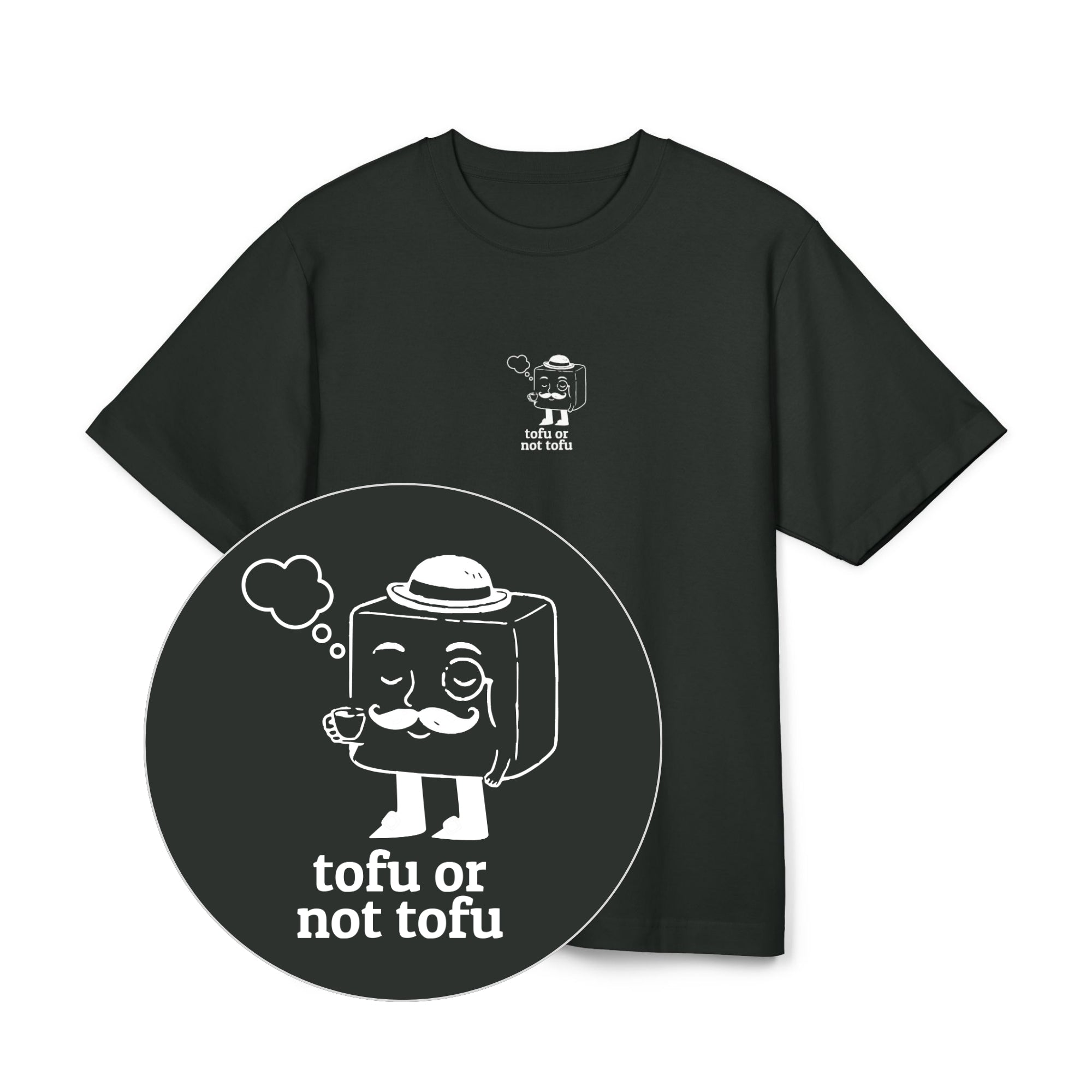 Tofu Or Not Tofu Unisex Oversized Shirt
