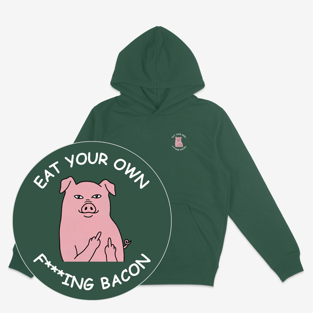 Eat Your Own Bacon Unisex Oversized Hoodie 2