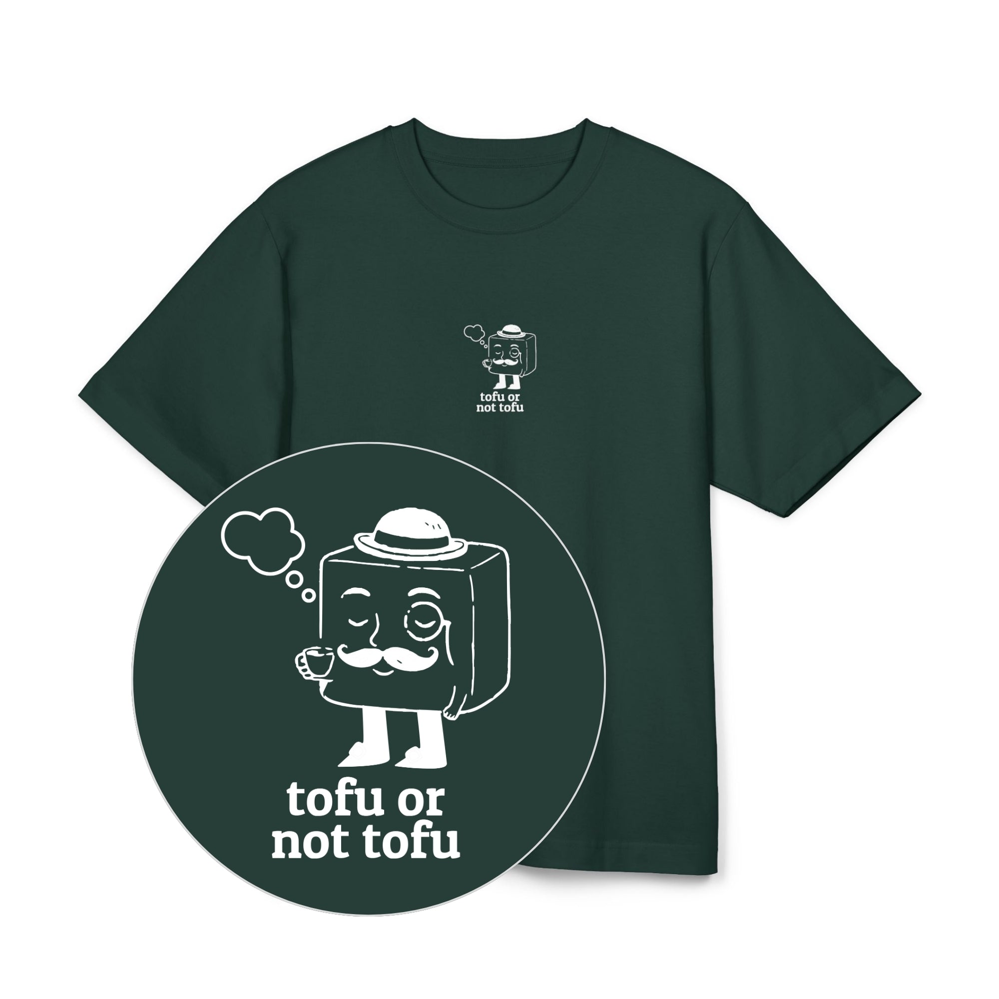 Tofu Or Not Tofu Unisex Oversized Shirt
