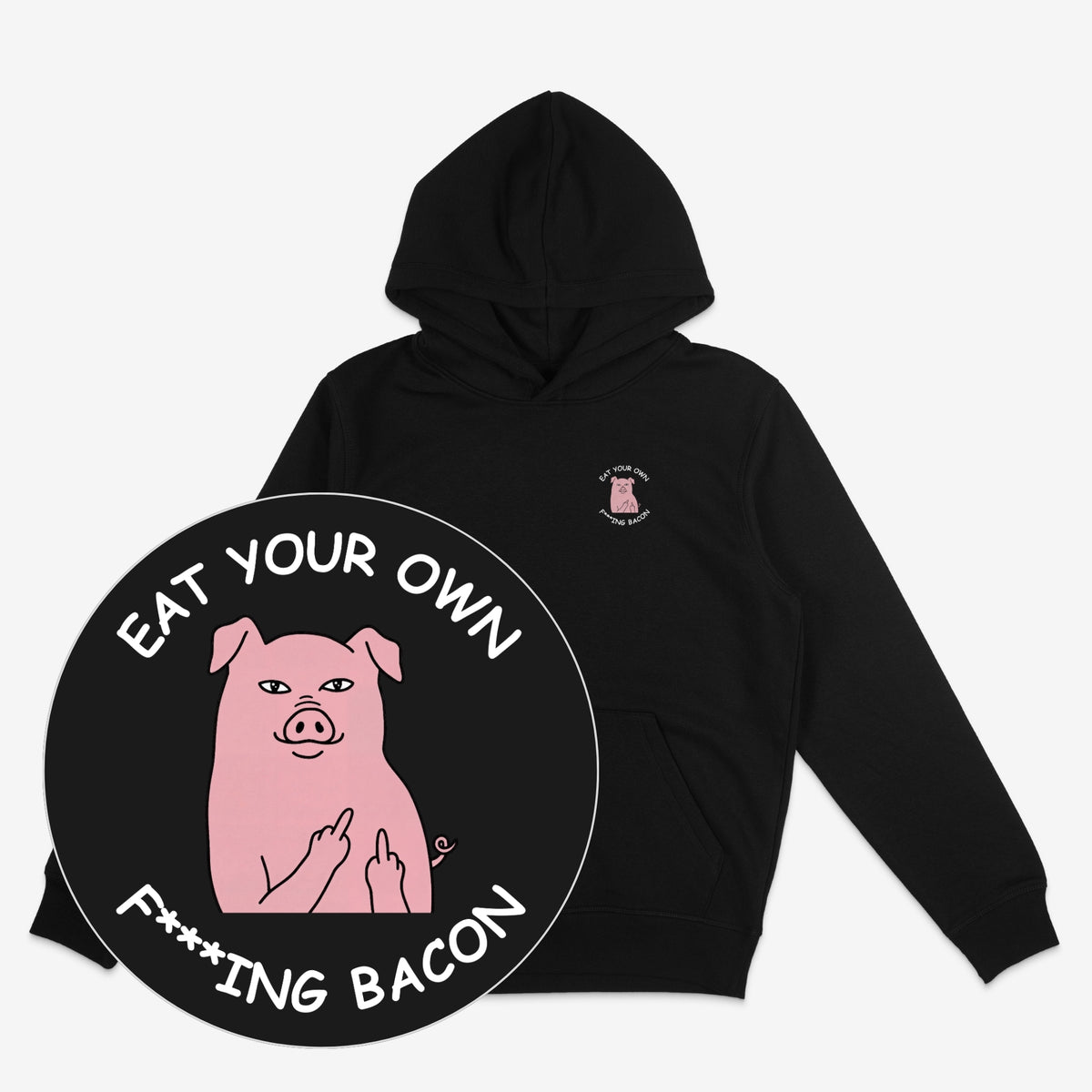 Eat Your Own Bacon Unisex Oversized Hoodie 2