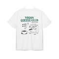 Vegan Coffee Club Unisex Oversized Shirt