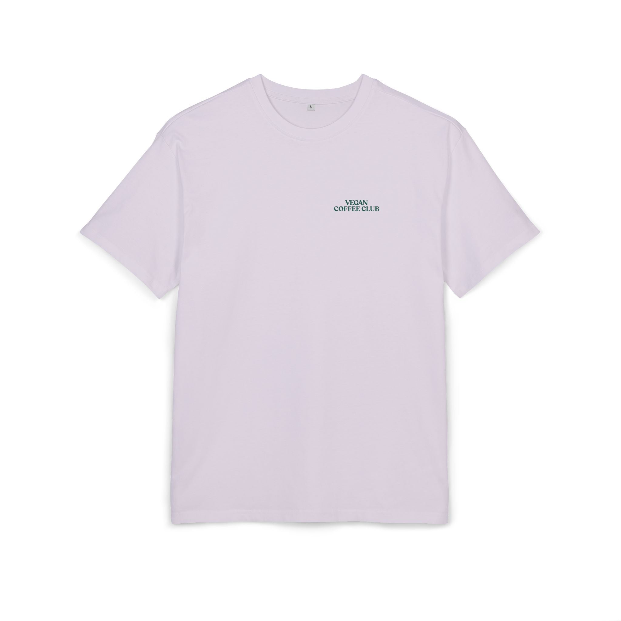 Vegan Coffee Club Unisex Oversized Shirt