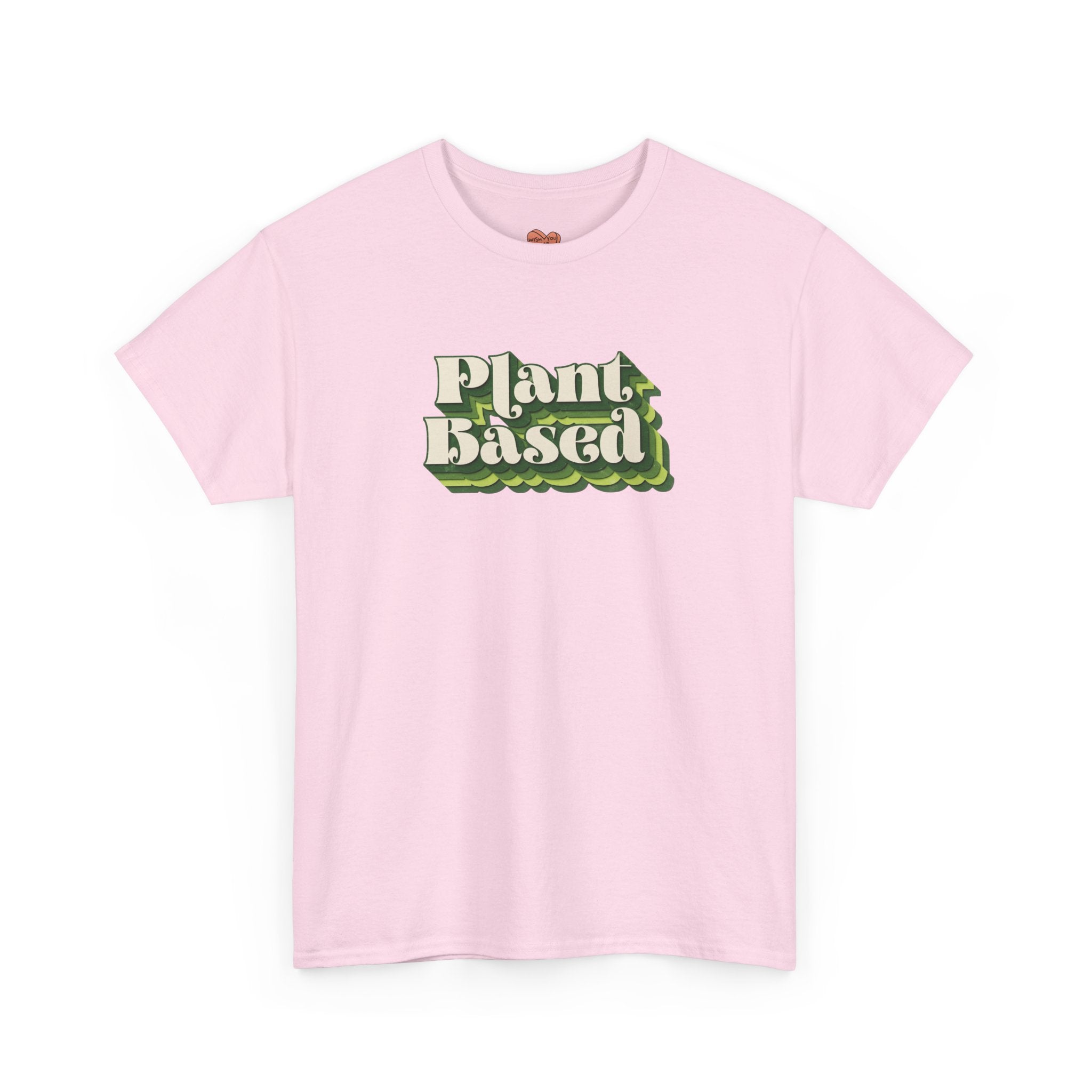 Plant Based T-Shirt — Retro Green Vegan Graphic Tee