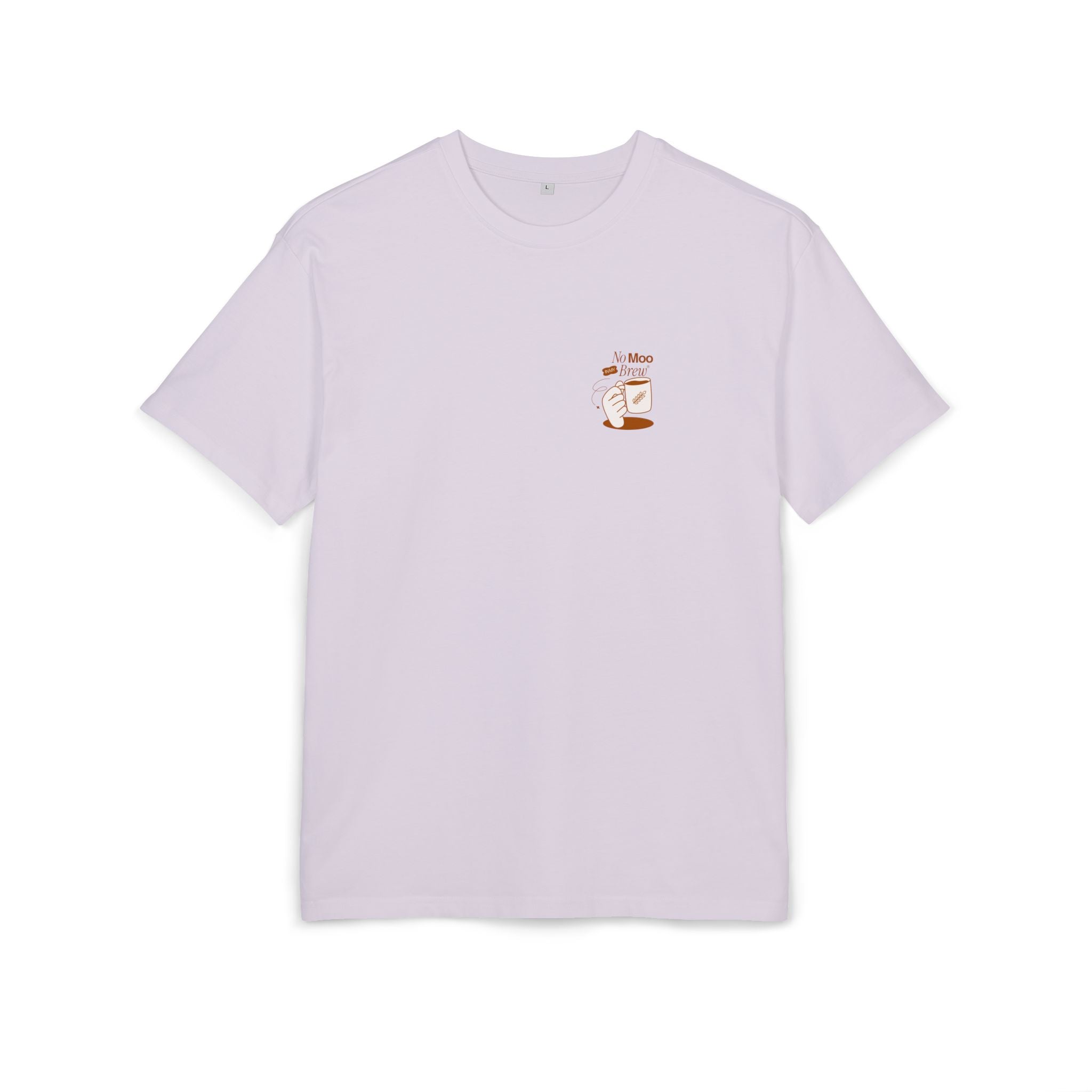 No Moo In My Brew Unisex Oversized Shirt