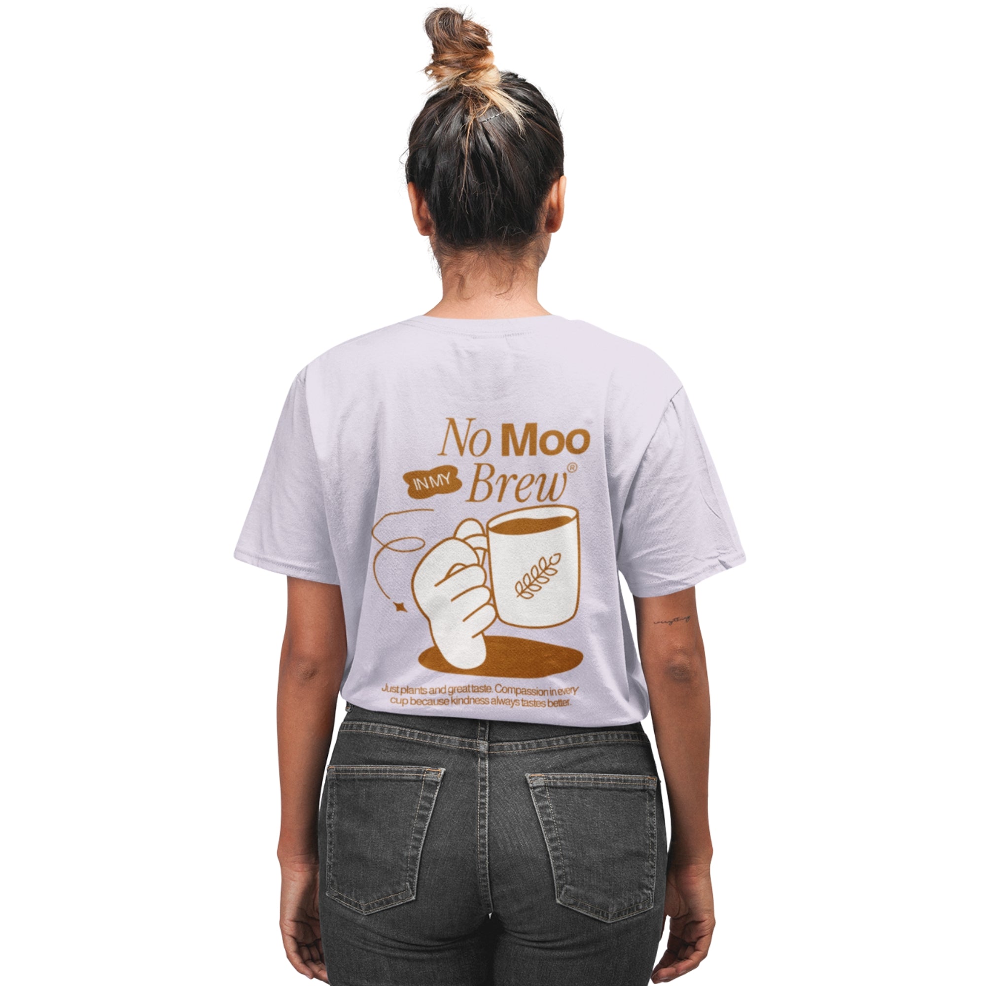 No Moo In My Brew Unisex Oversized Shirt