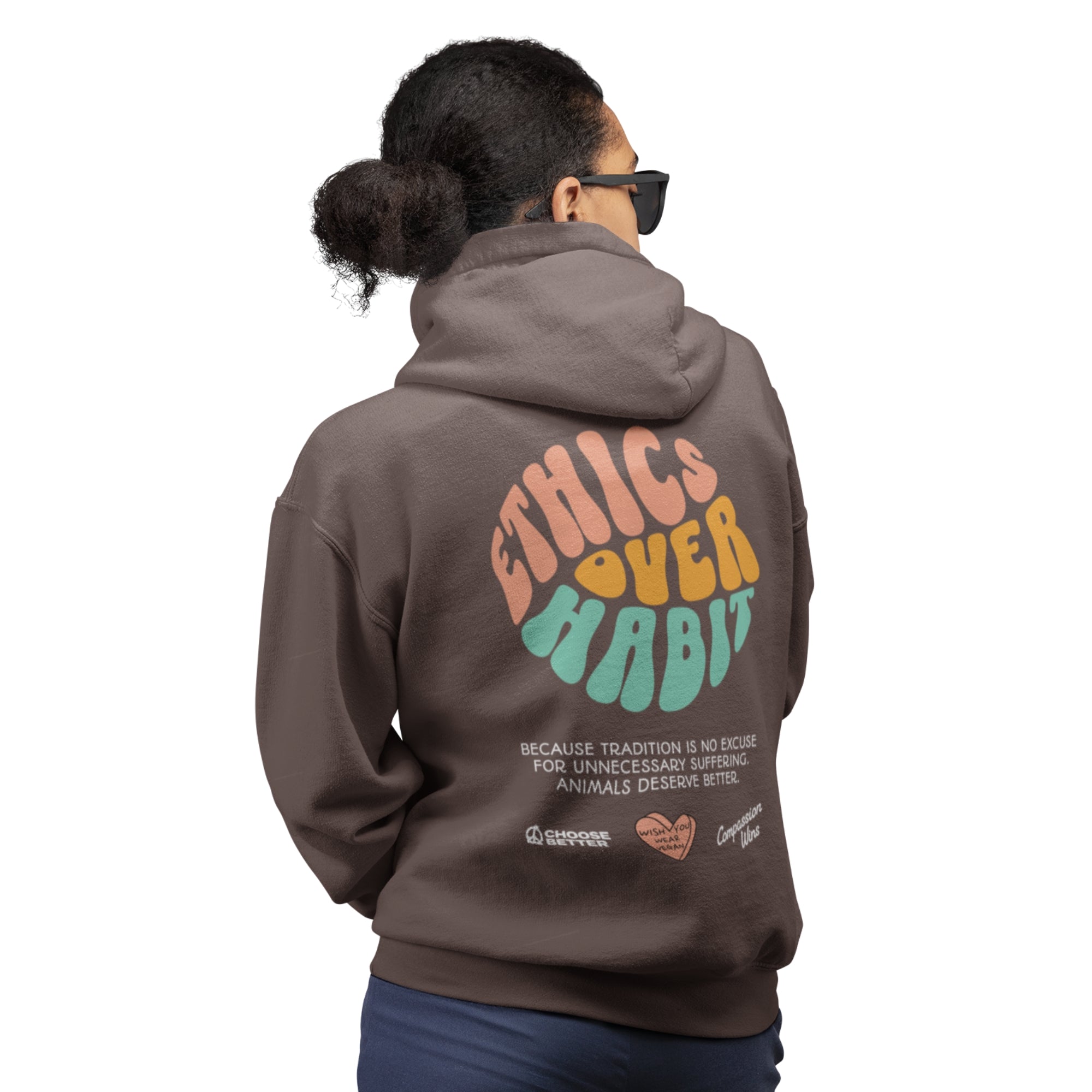 Ethics Over Habit Unisex Hoodie
