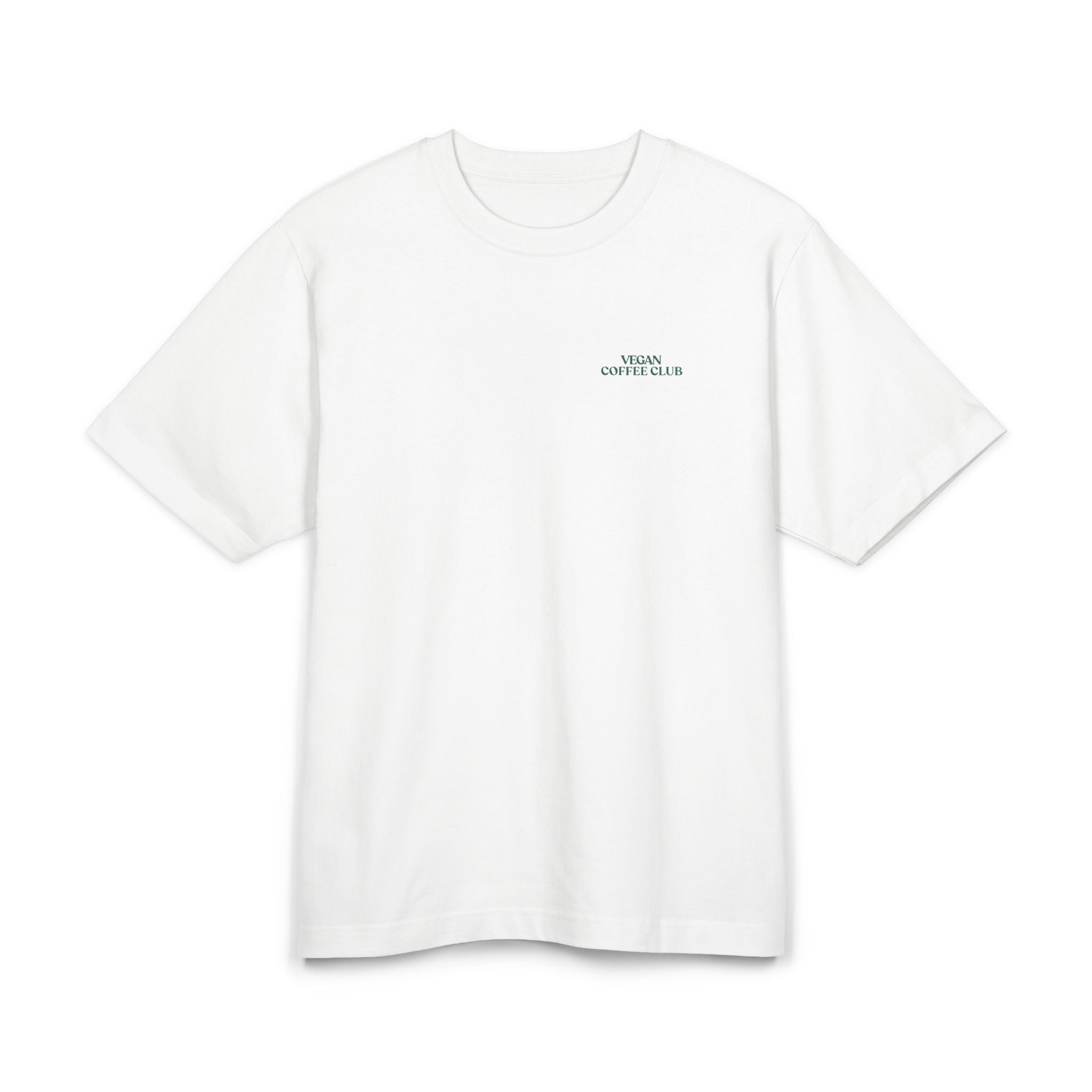 Vegan Coffee Club Unisex Oversized Shirt