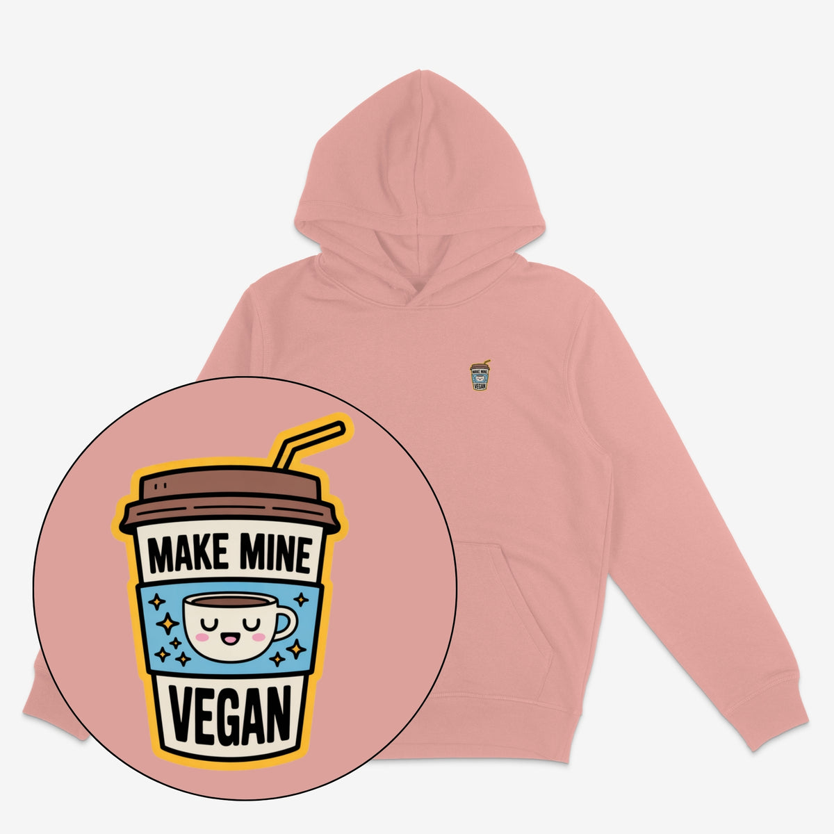 Make Mine Vegan Unisex Hoodie