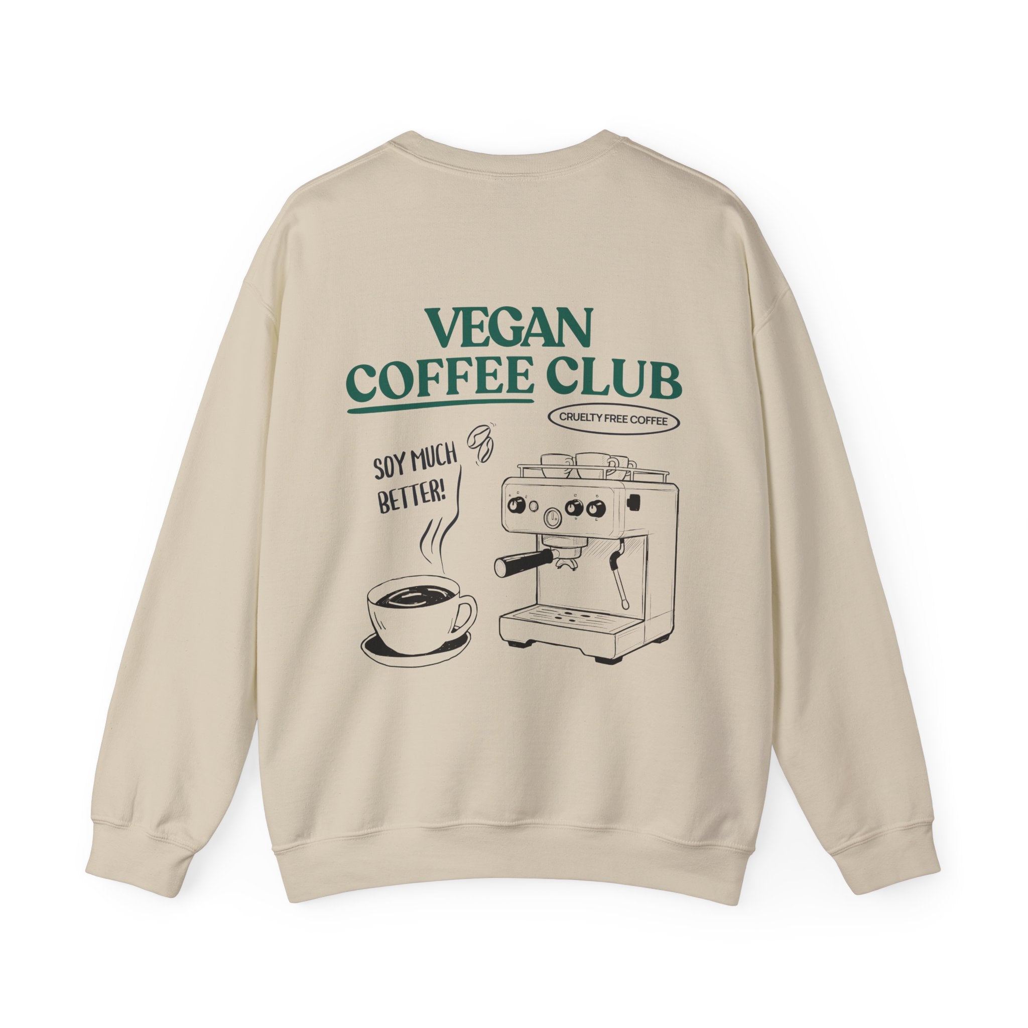 Vegan Coffee Club Unisex Sweatshirt