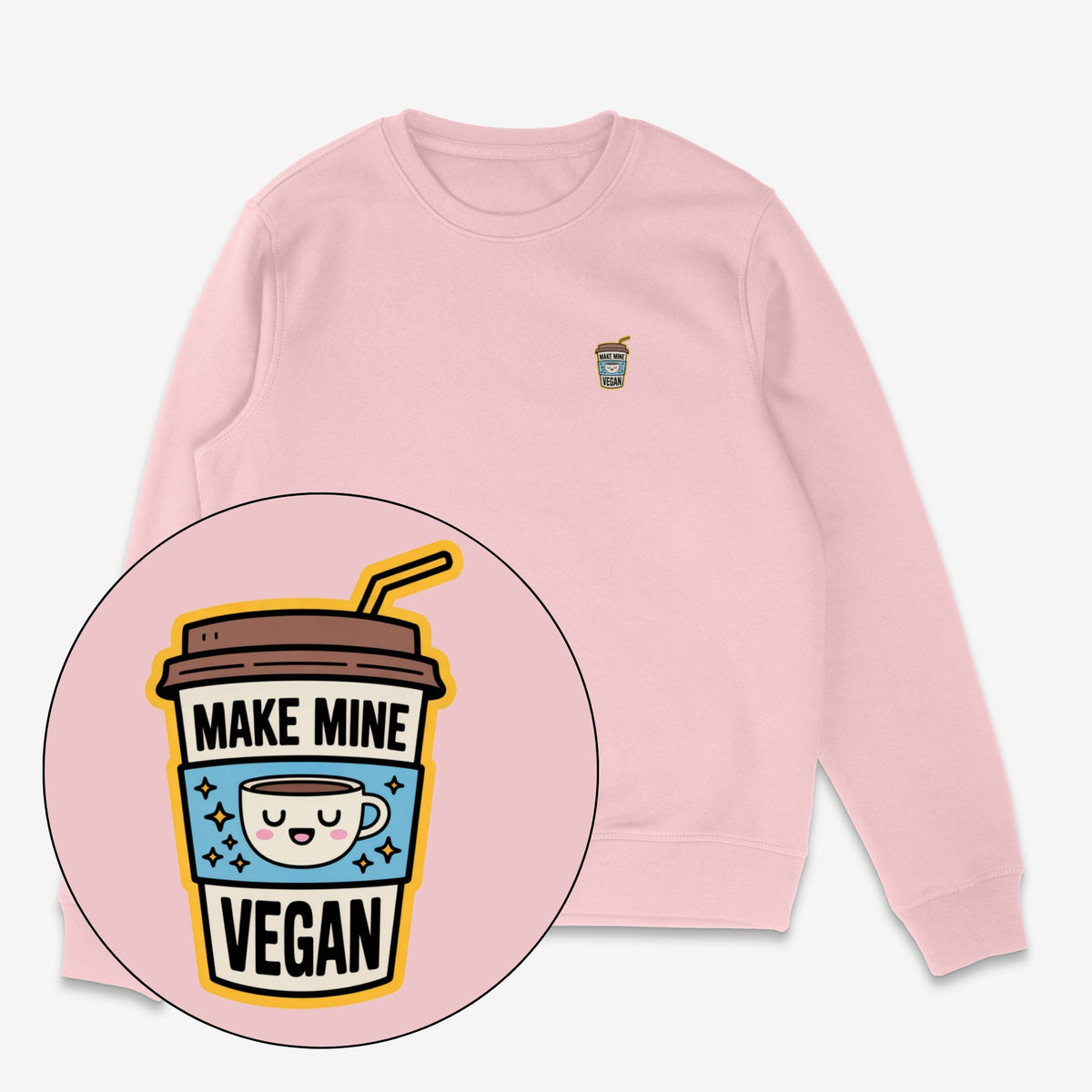 Make Mine Vegan Unisex Sweatshirt