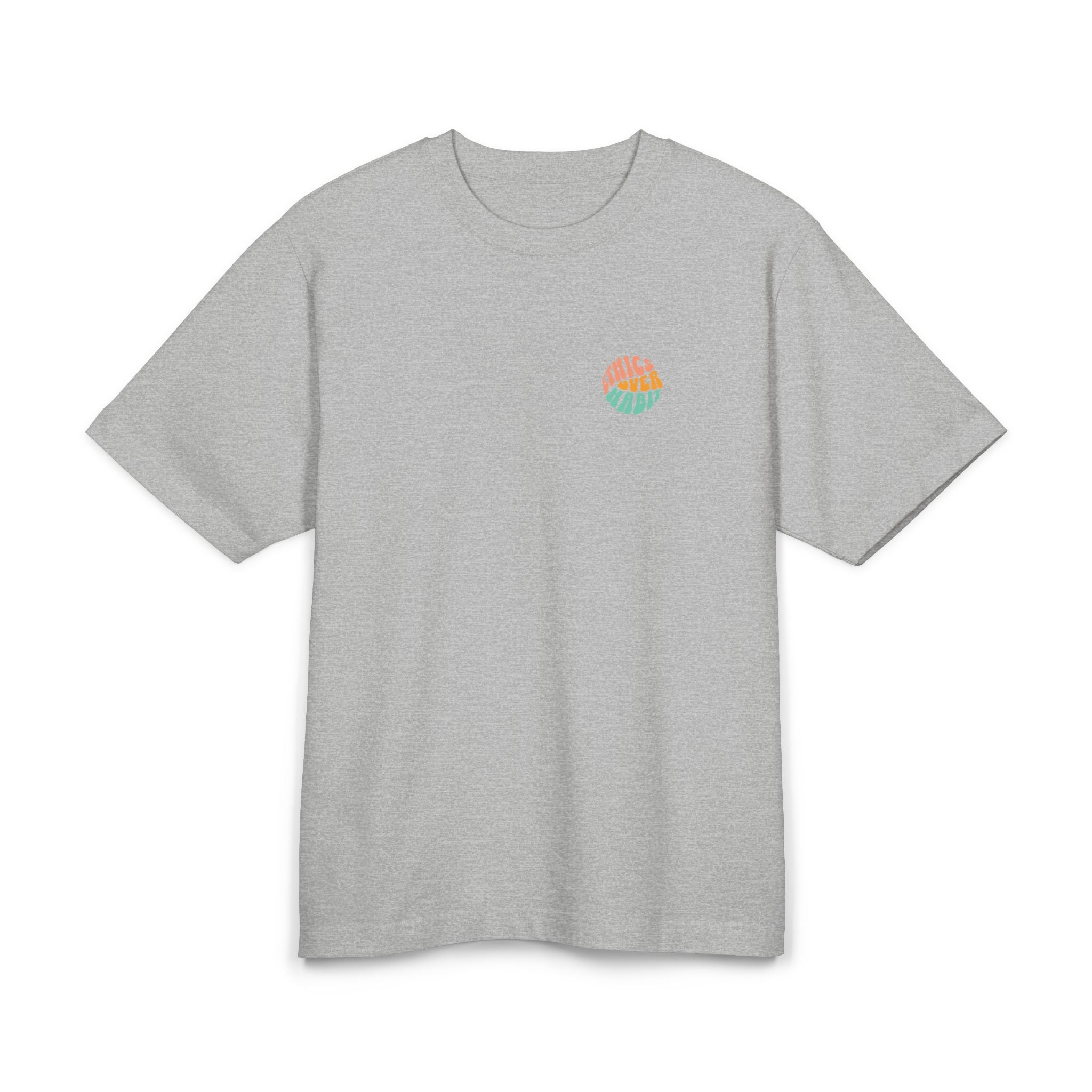 Ethics Over Habit Unisex Oversized Shirt