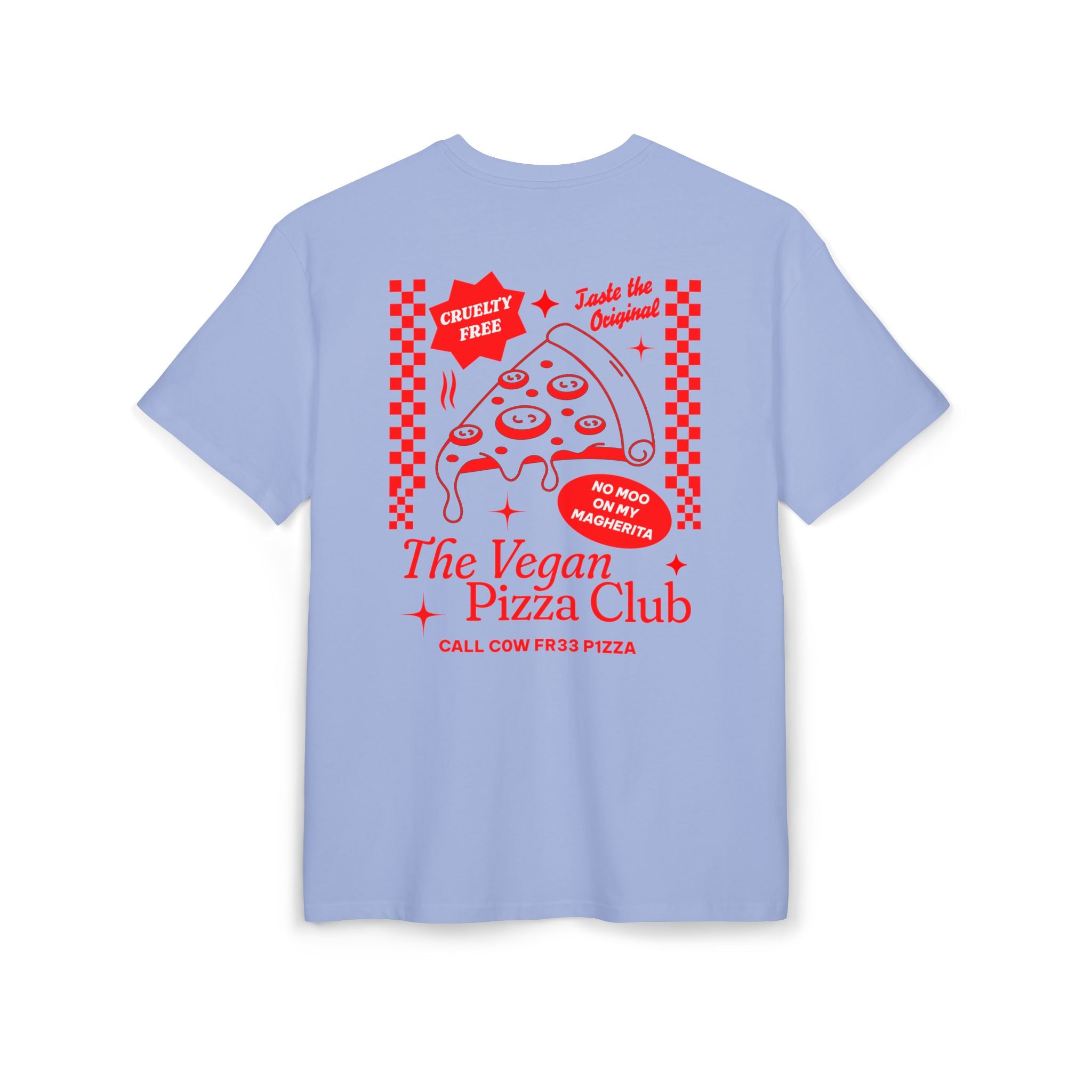 The Vegan Pizza Club Unisex Oversized Shirt