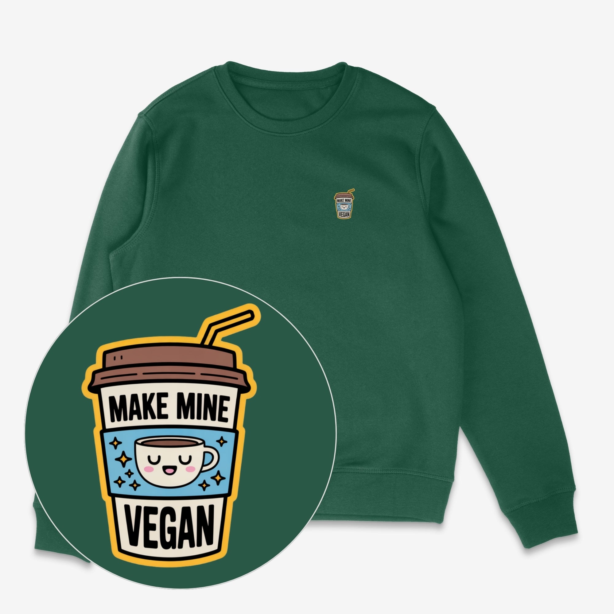 Make Mine Vegan Unisex Sweatshirt