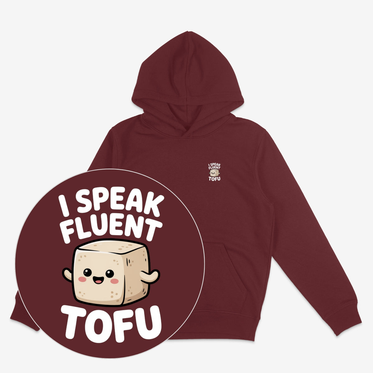 I Speak Fluent Tofu Unisex Oversized Hoodie