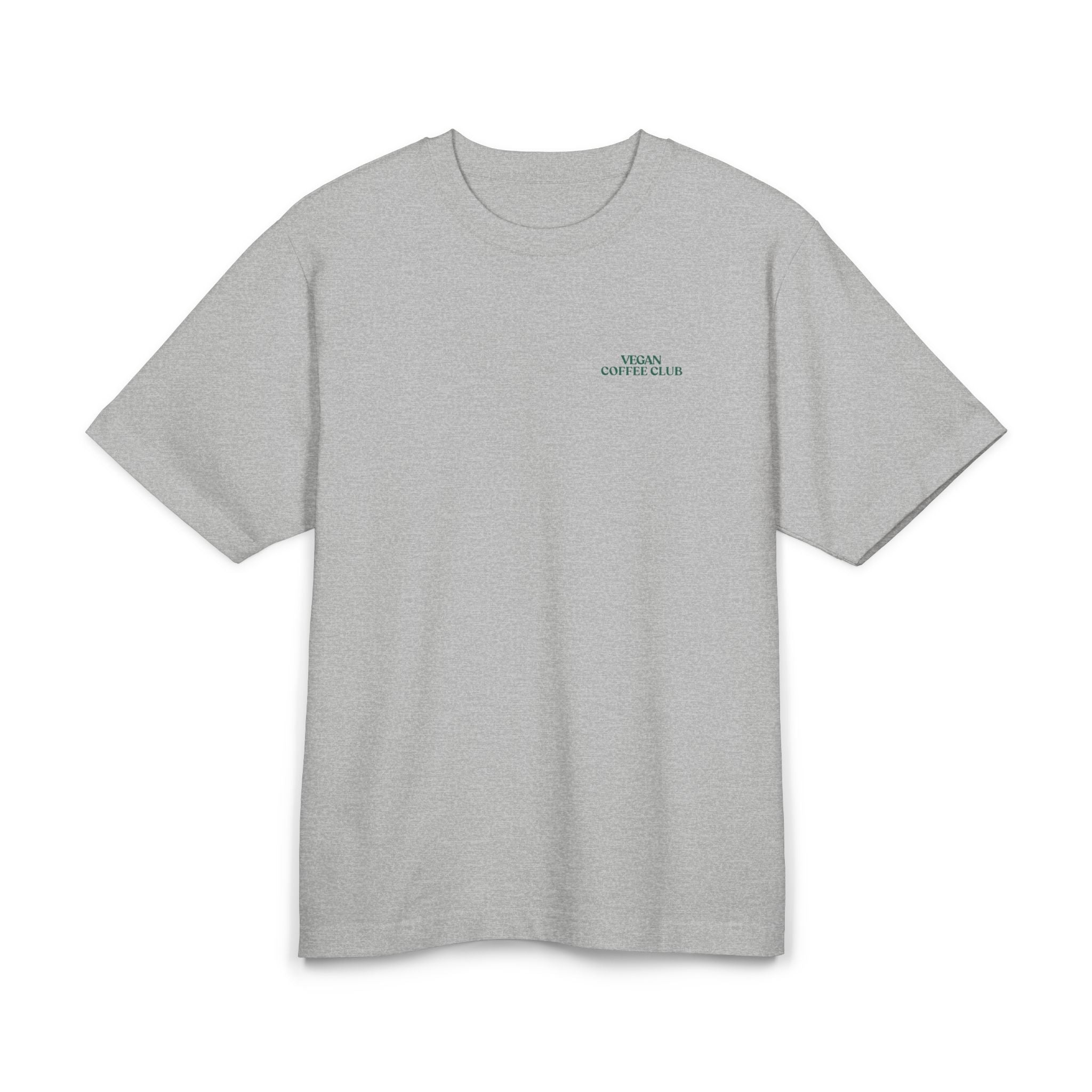 Vegan Coffee Club Unisex Oversized Shirt