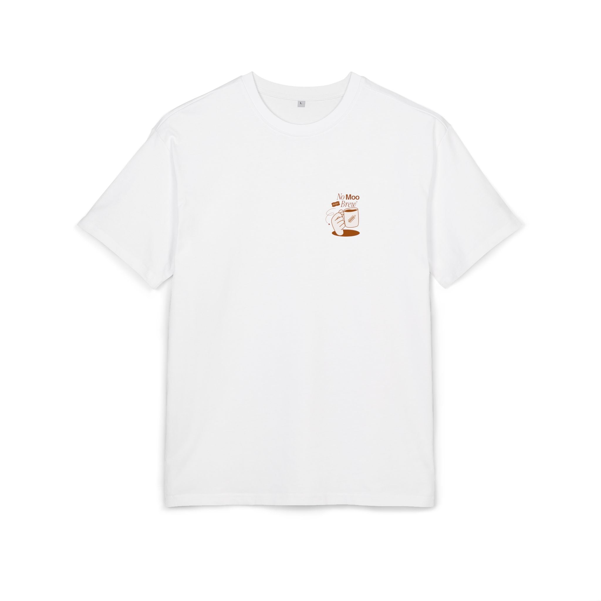 No Moo In My Brew Unisex Oversized Shirt