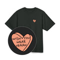 Wish You Wear Vegan Unisex Oversized Shirt