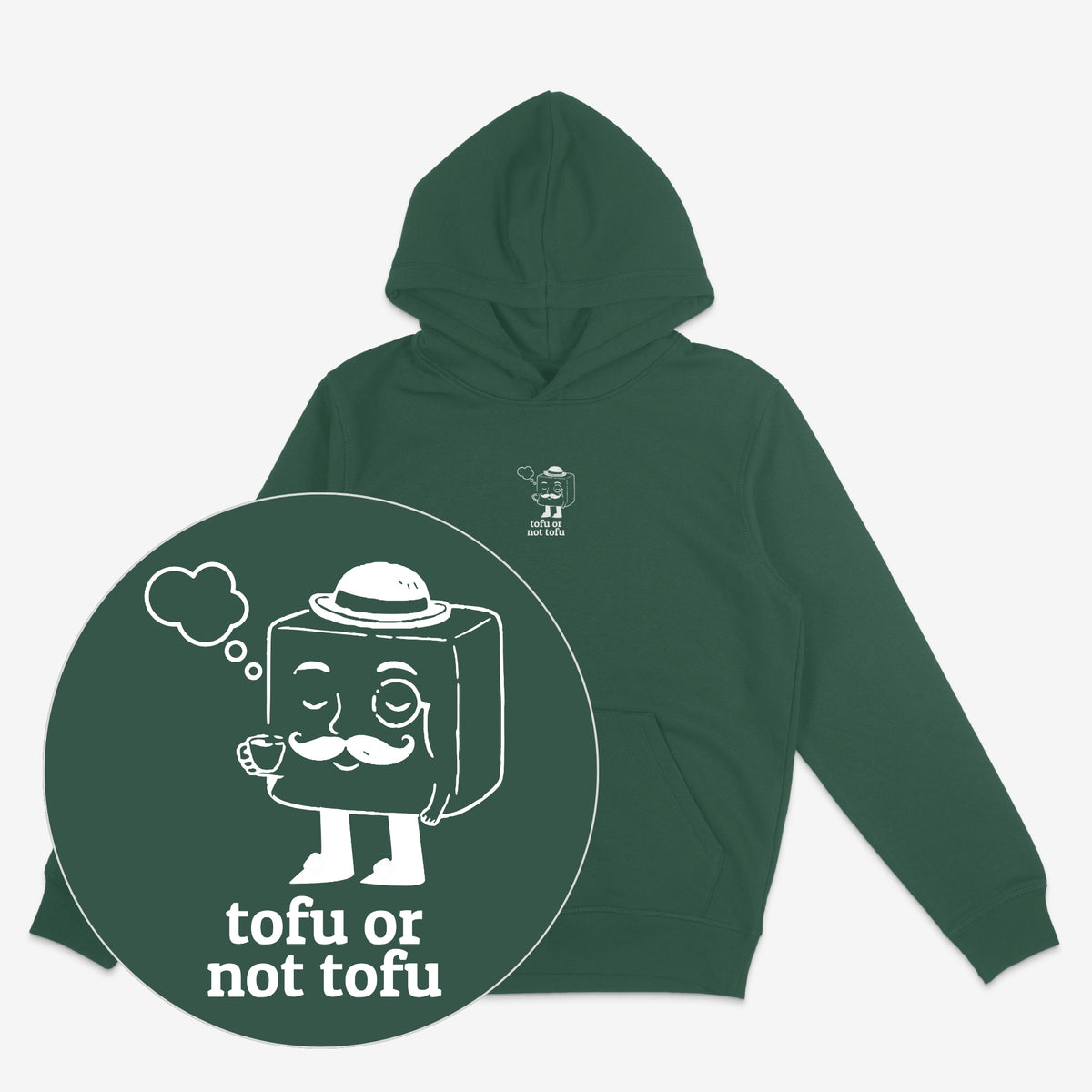 Tofu Or Not Tofu Unisex Hoodie