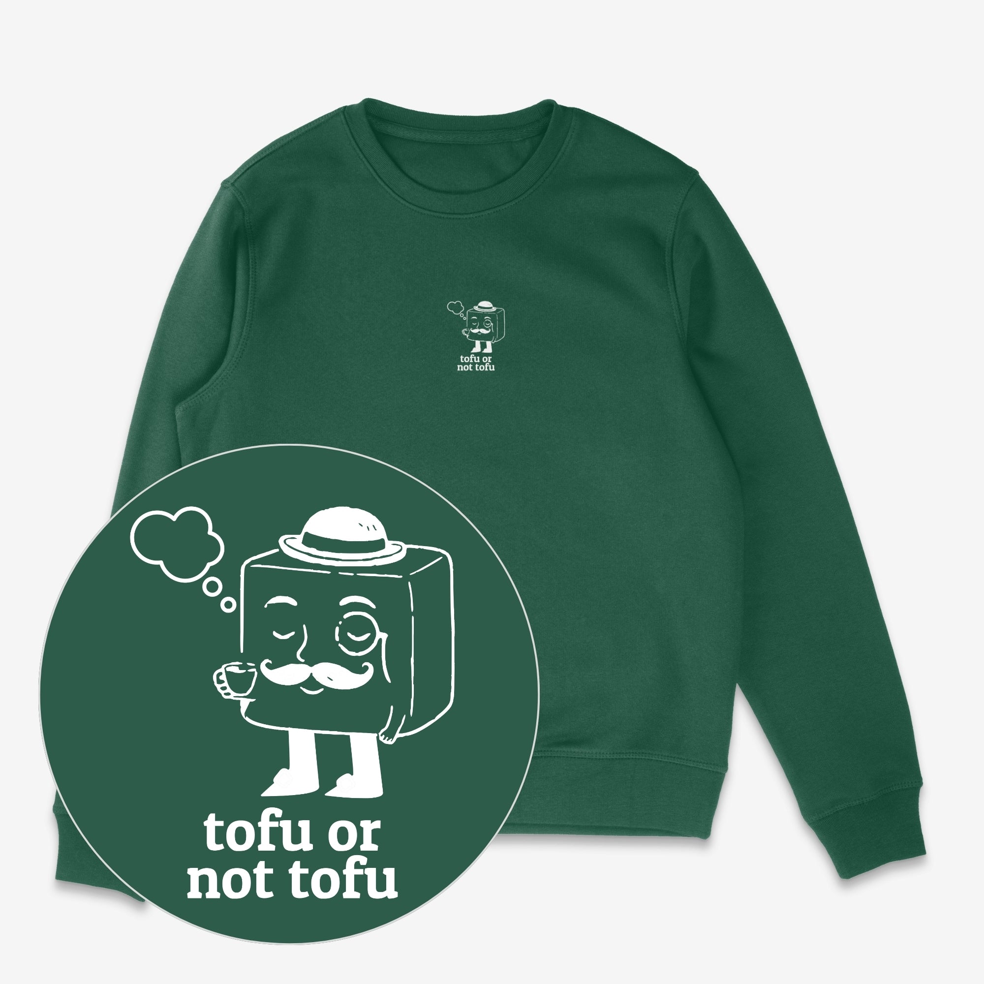 Tofu Or Not Tofu Unisex Sweatshirt