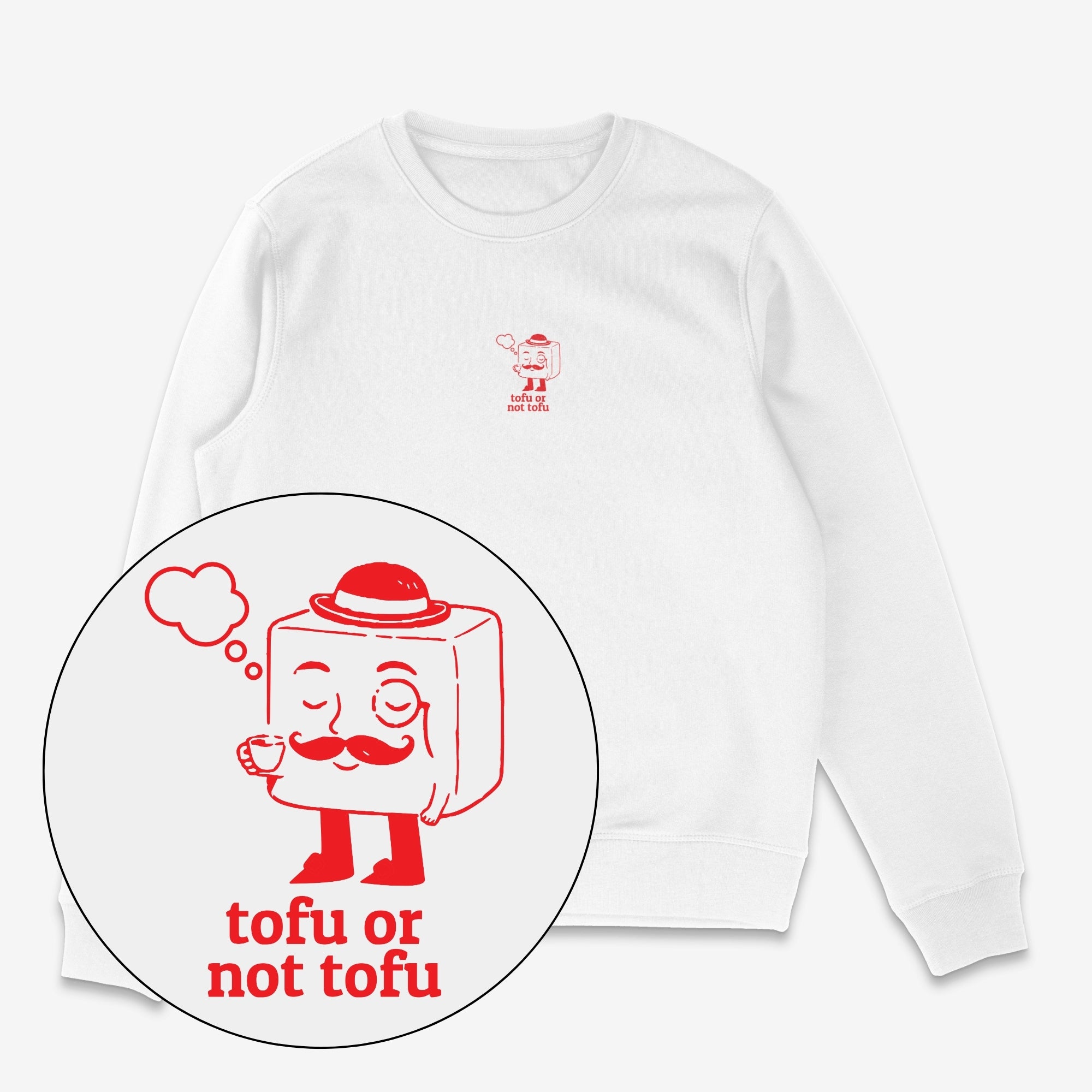 Tofu Or Not Tofu Unisex Sweatshirt 2