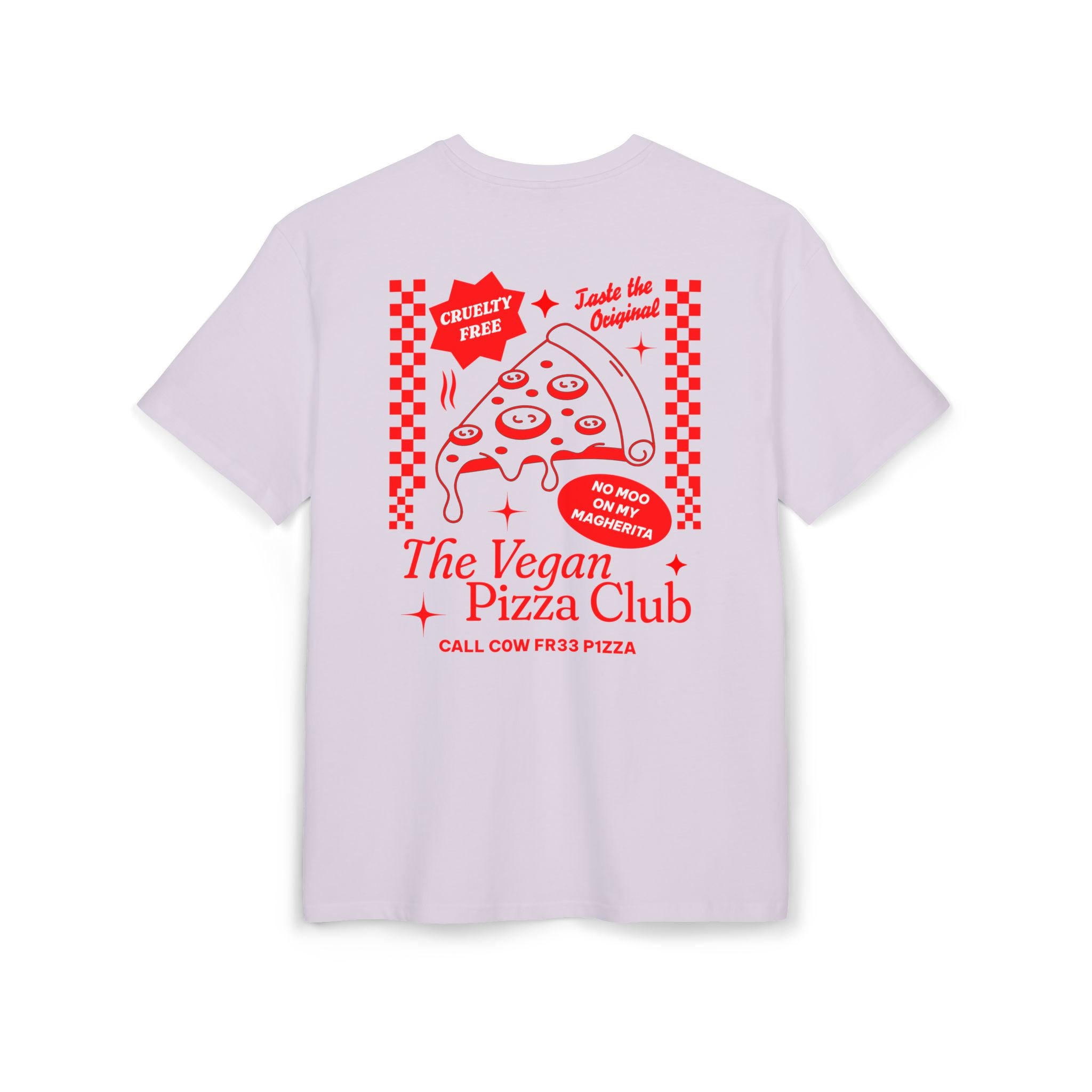 The Vegan Pizza Club Unisex Oversized Shirt