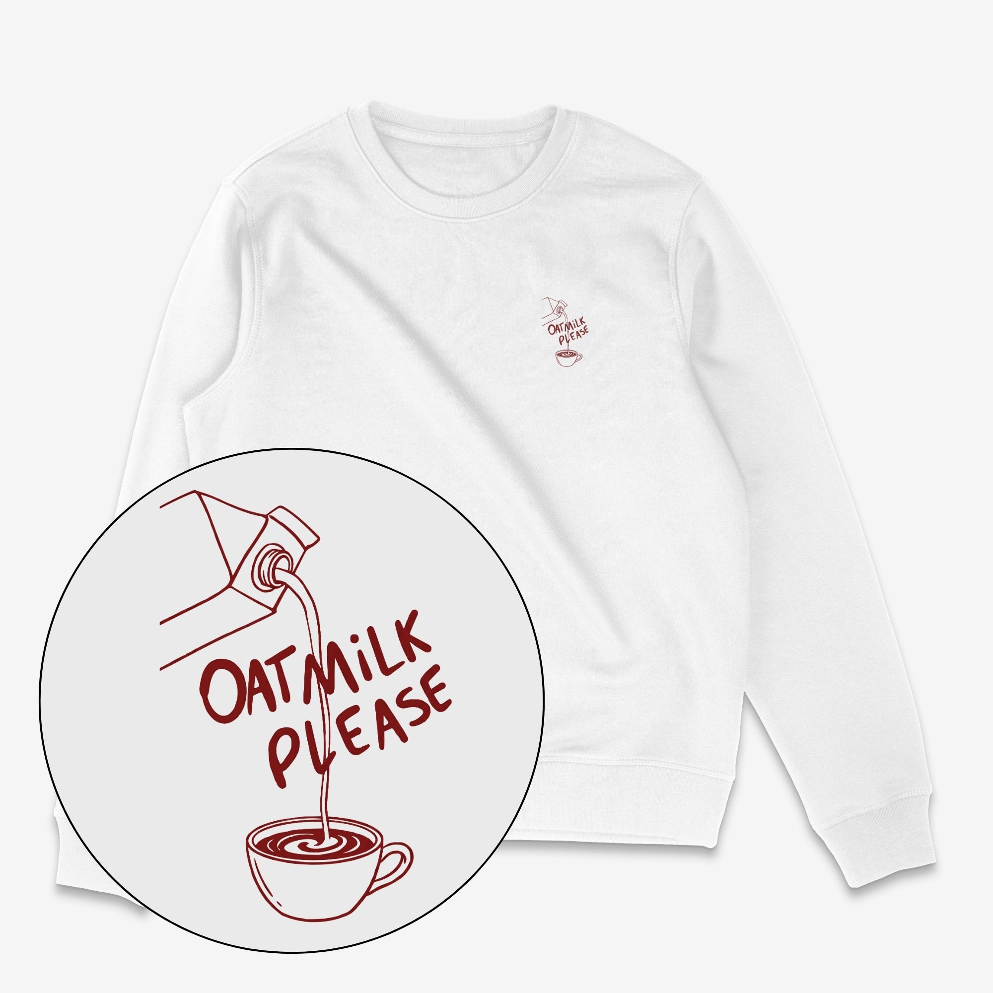 Oat Milk Please Unisex Sweatshirt 2