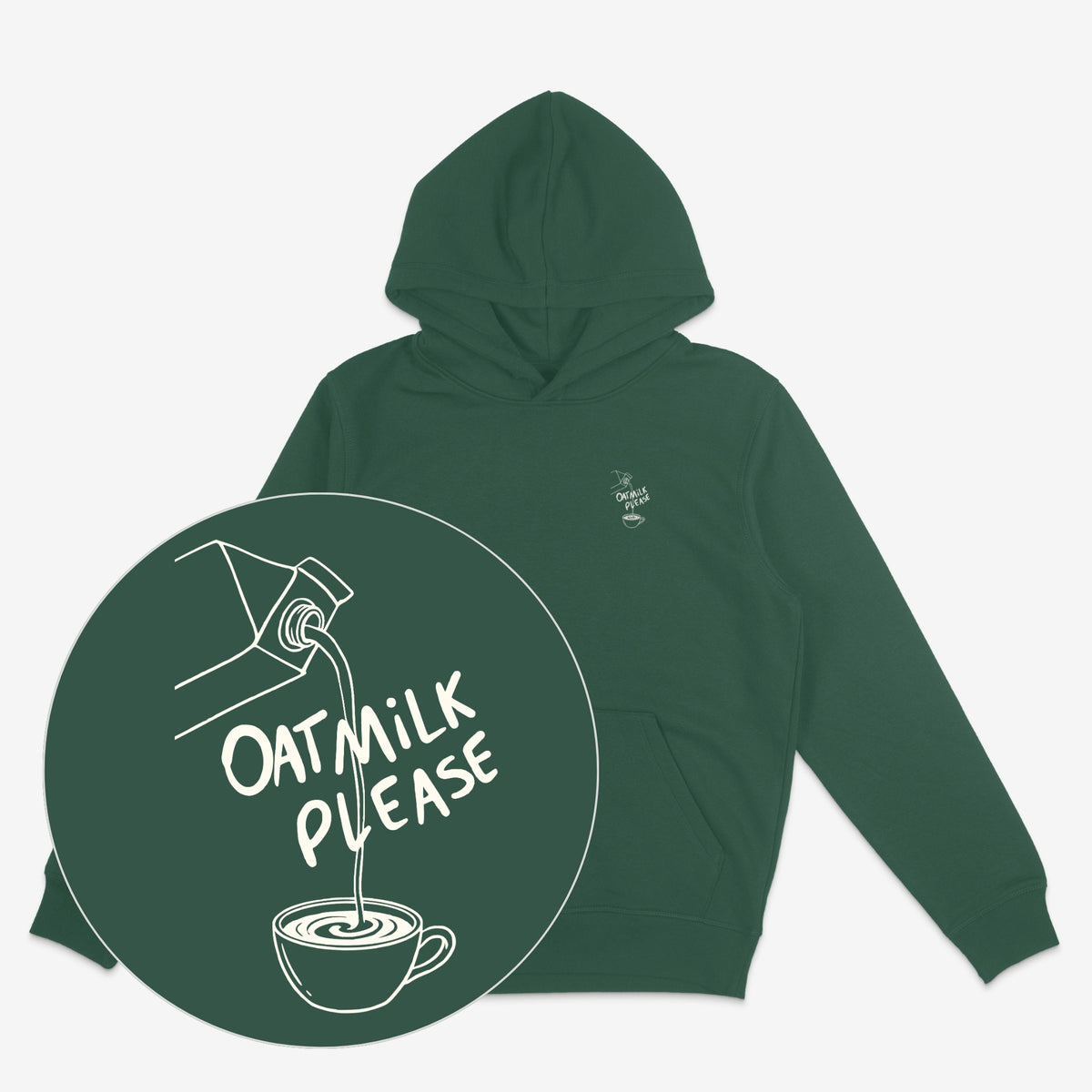 Oat Milk Please Unisex Hoodie