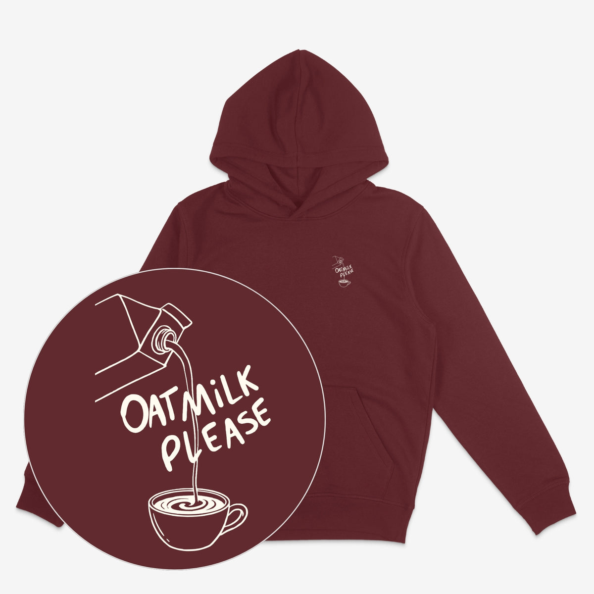 Oat Milk Please Unisex Hoodie
