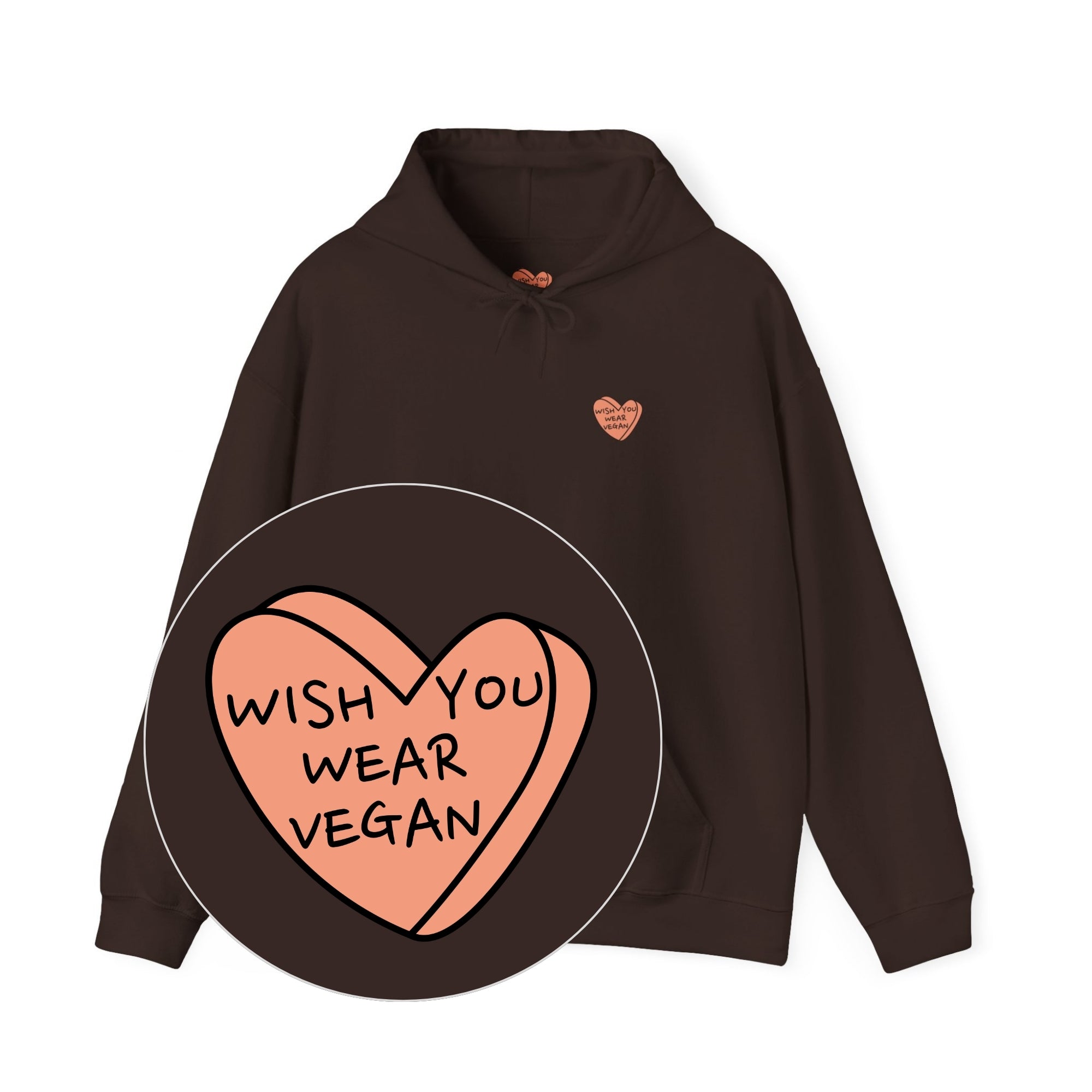 Wish You Wear Vegan Unisex Hoodie