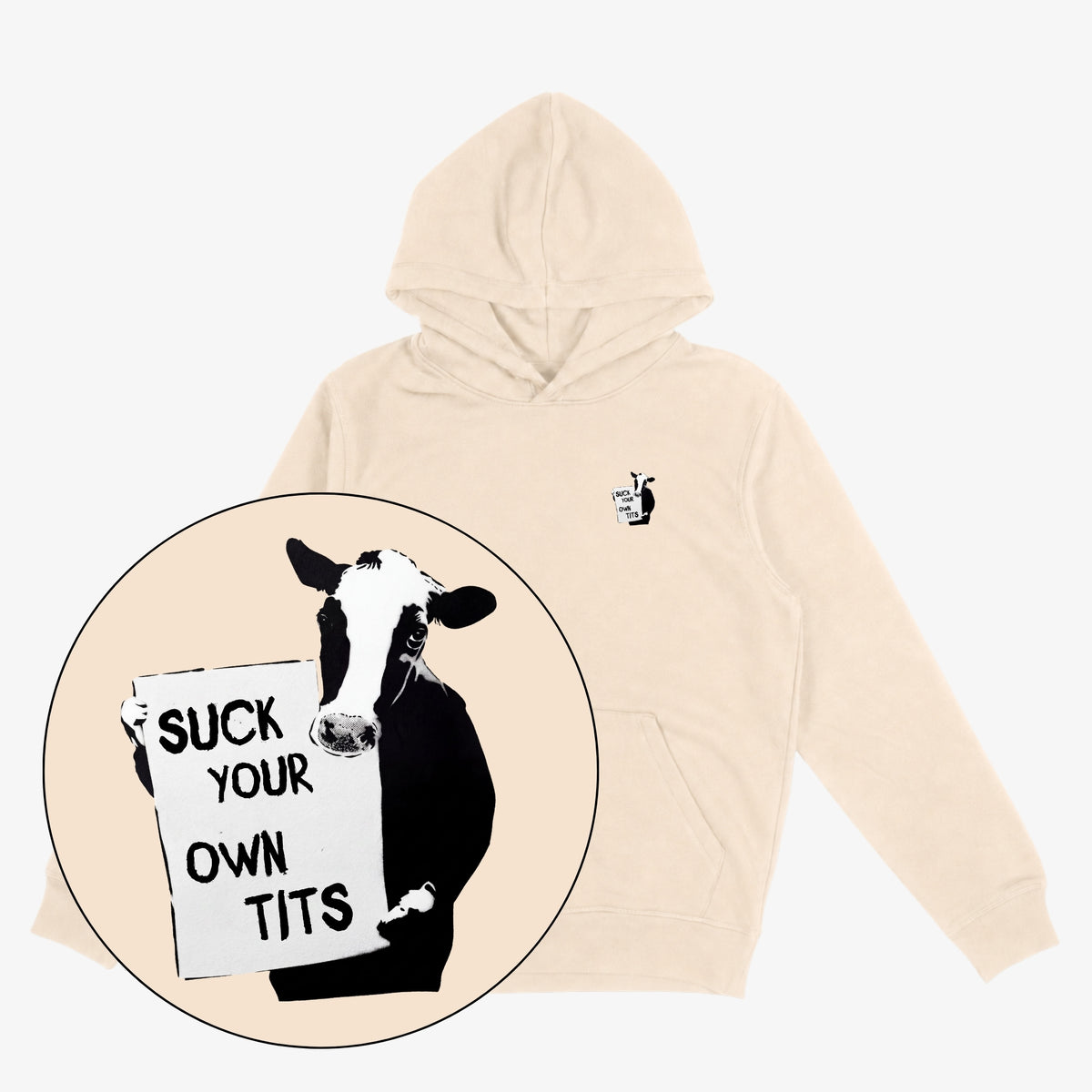 Suck Your Own Tits Unisex Oversized Hoodie