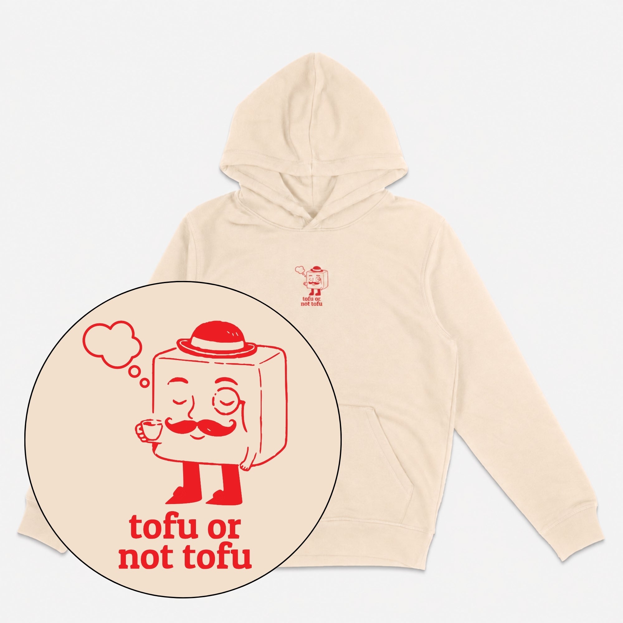 Tofu Or Not Tofu Unisex Hoodie 2