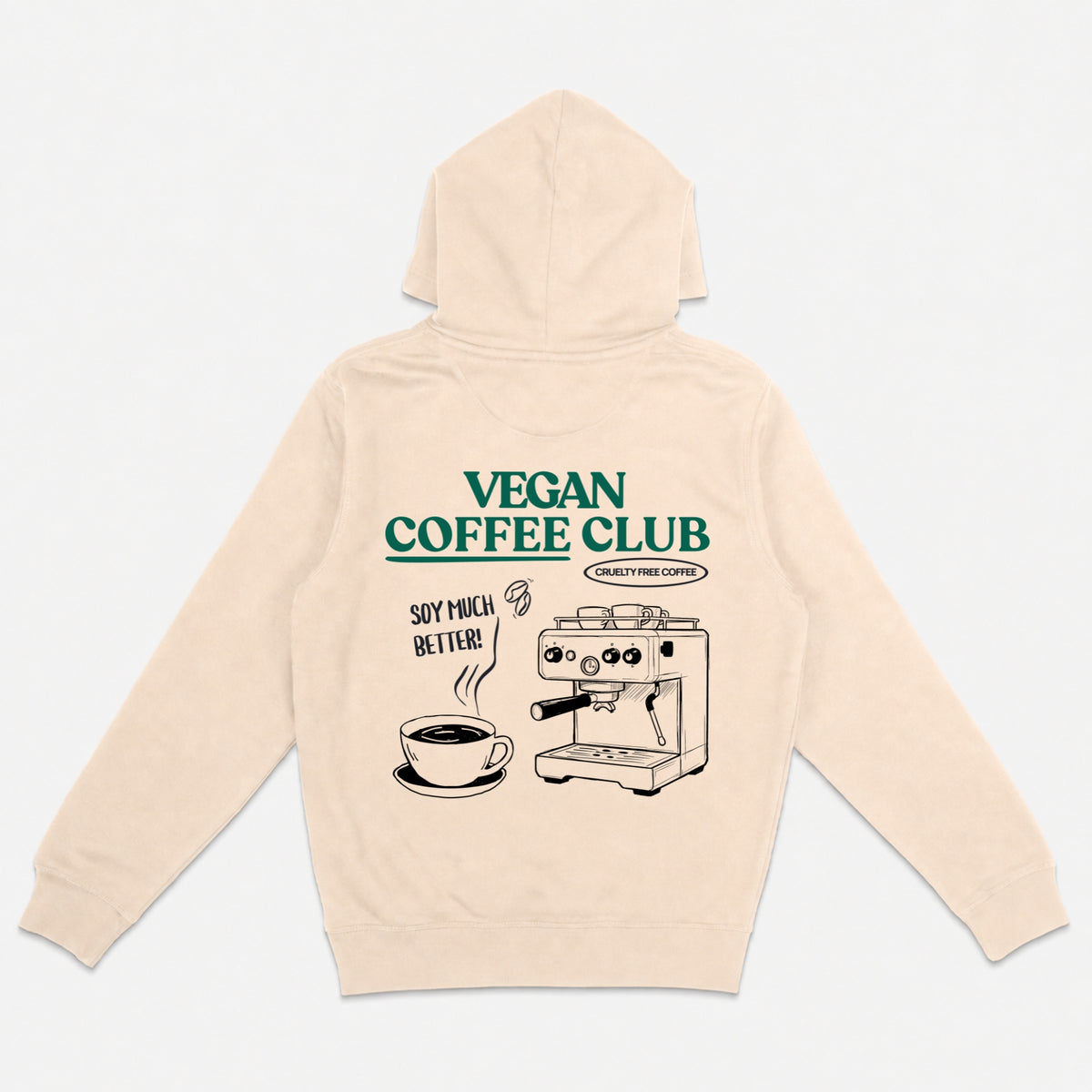 Vegan Coffee Club Unisex Hoodie