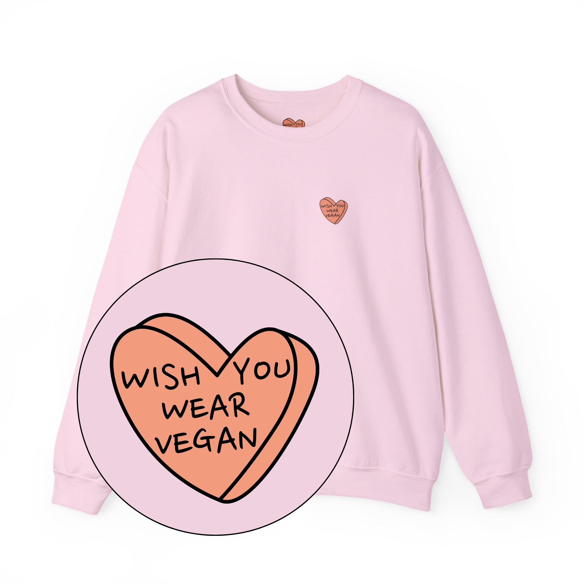 Wish You Wear Vegan Unisex Sweatshirt