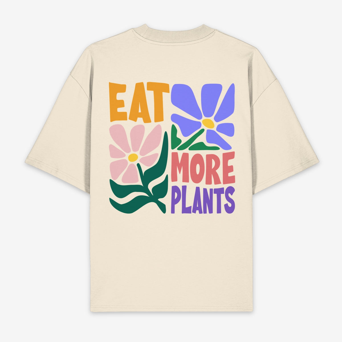 Eat More Plants Unisex Oversized Shirt
