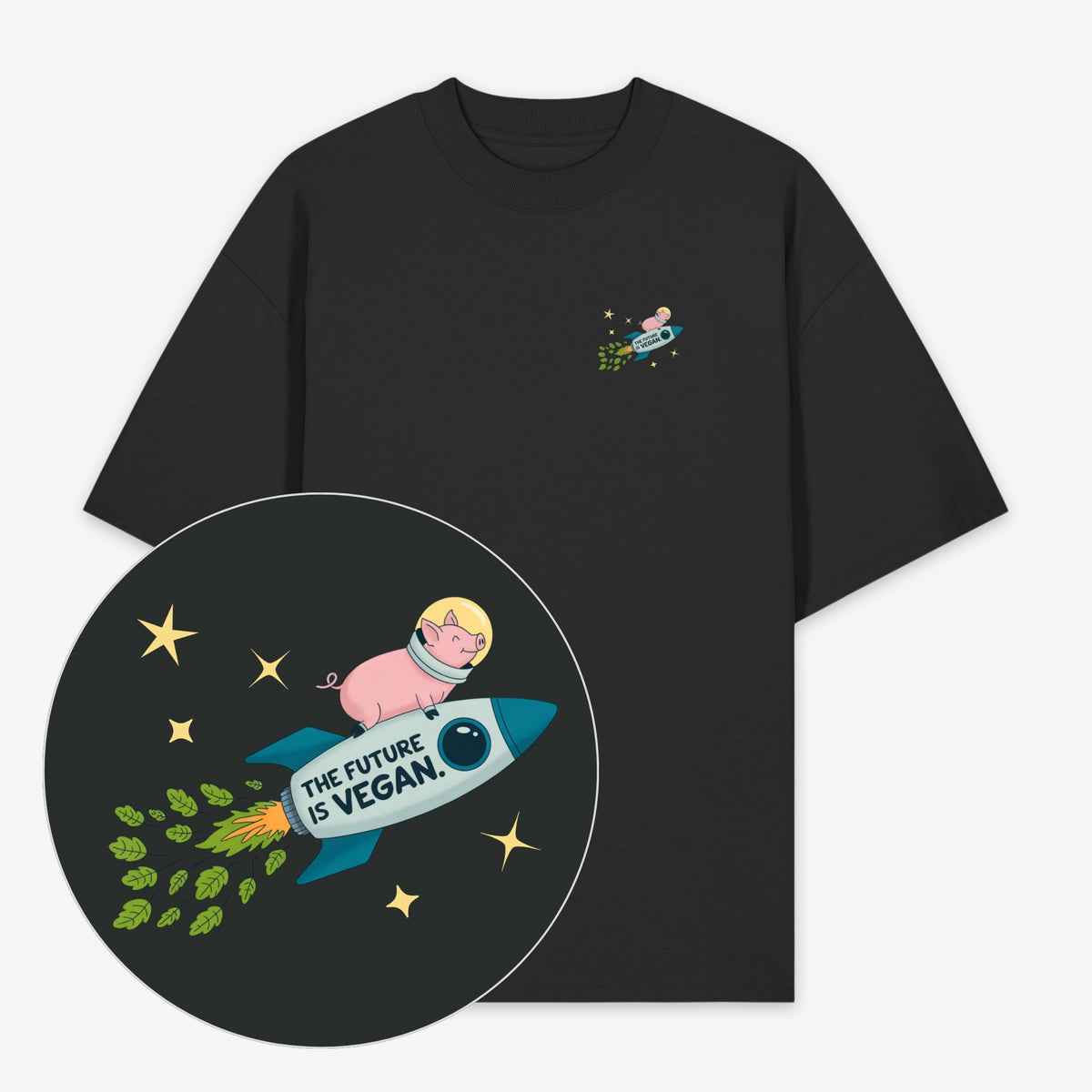 Future Is Vegan Unisex Oversized Shirt