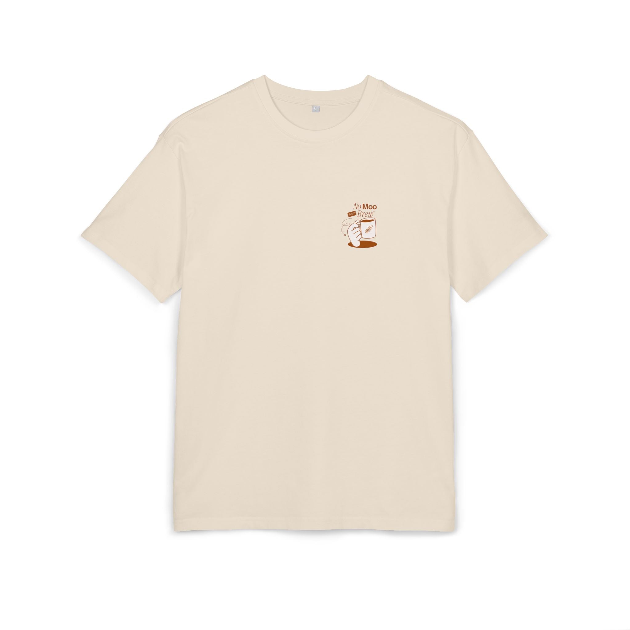 No Moo In My Brew Unisex Oversized Shirt