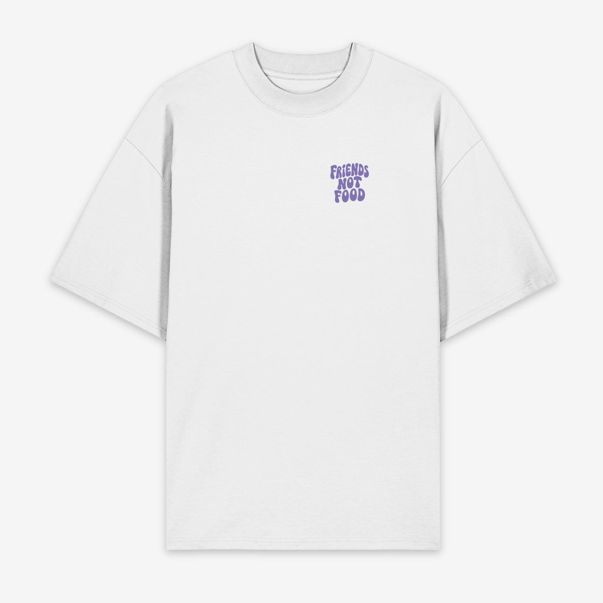 Friends Not Food Unisex Oversized Shirt 3