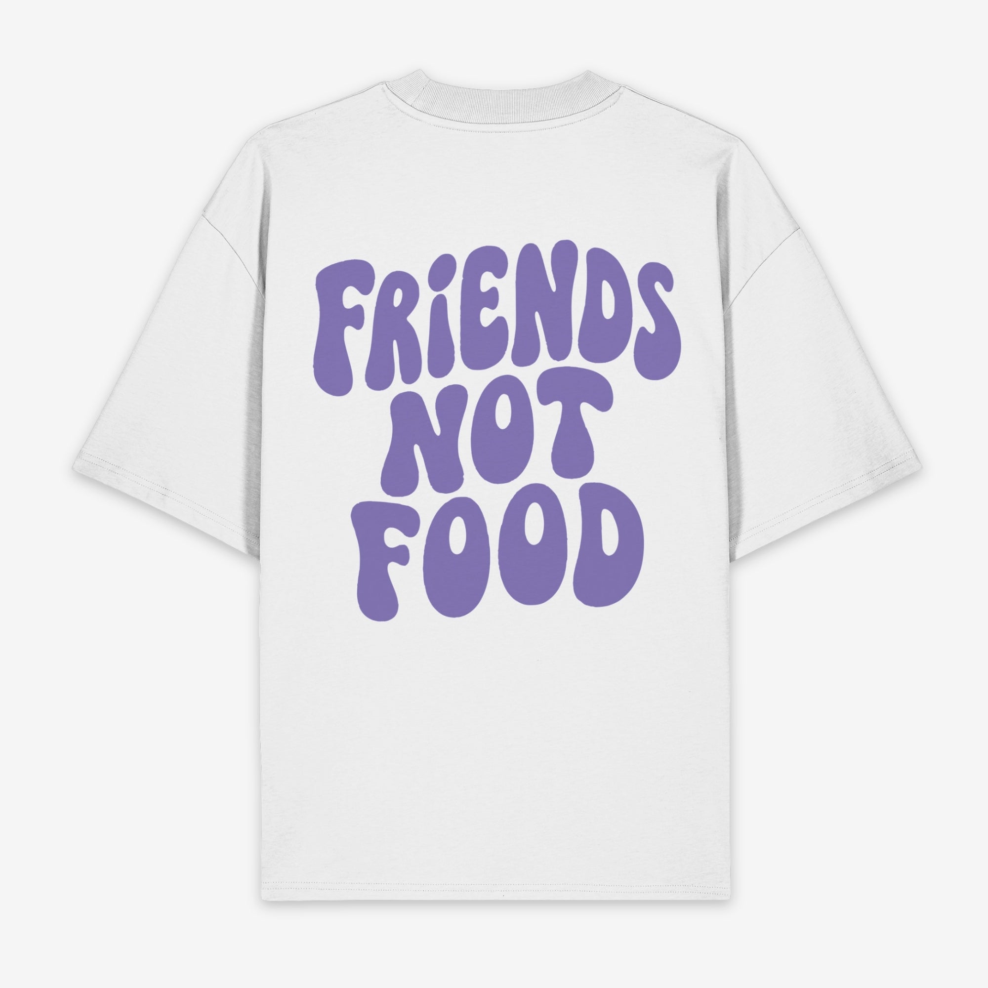 Friends Not Food Unisex Oversized Shirt 3