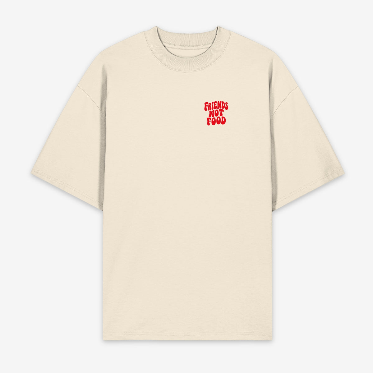 Friends Not Food Unisex Oversized Shirt 2