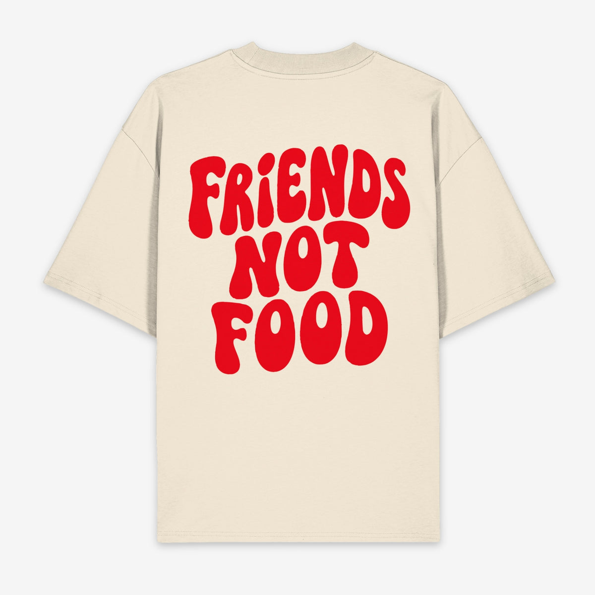 Friends Not Food Unisex Oversized Shirt 2