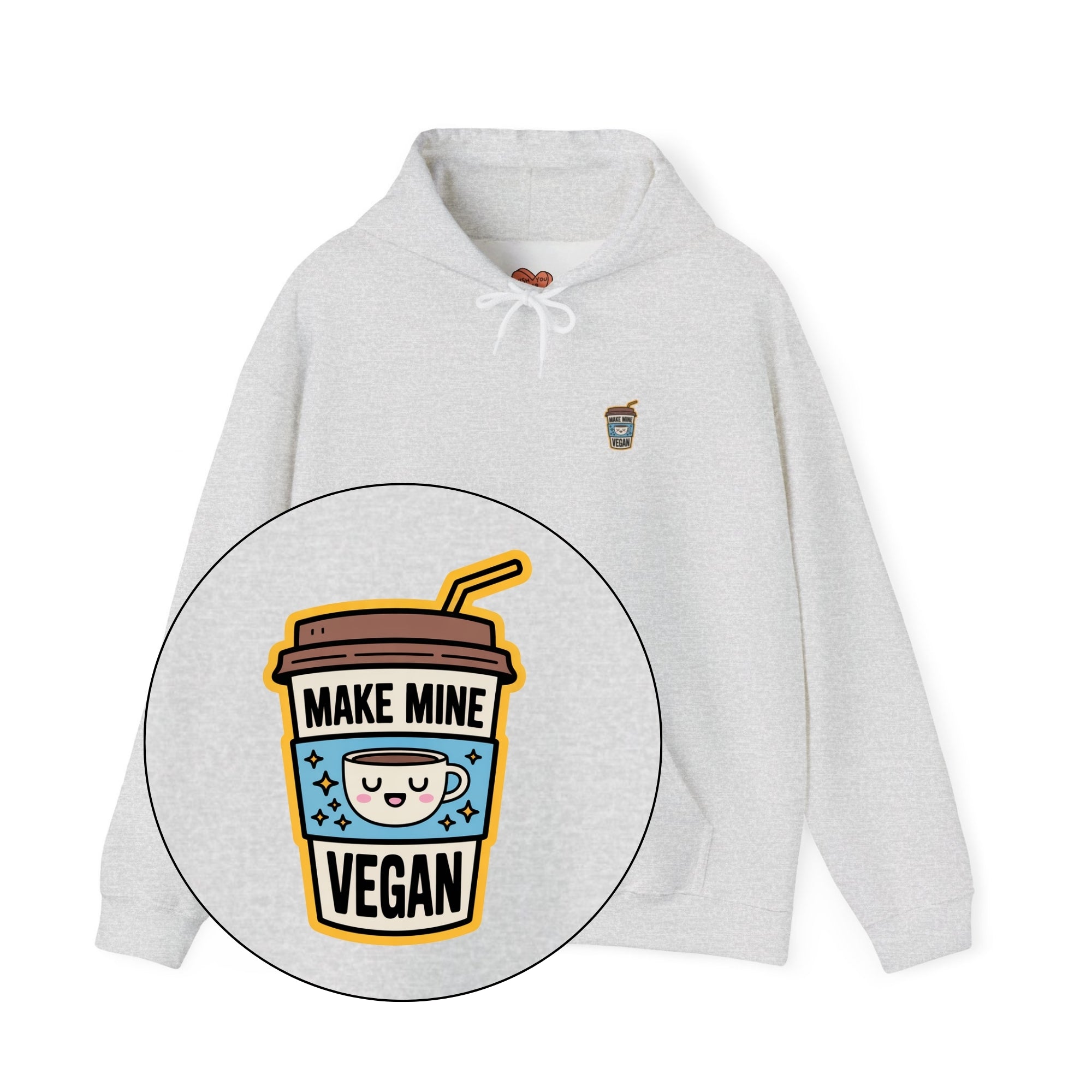 Make Mine Vegan Unisex Hoodie