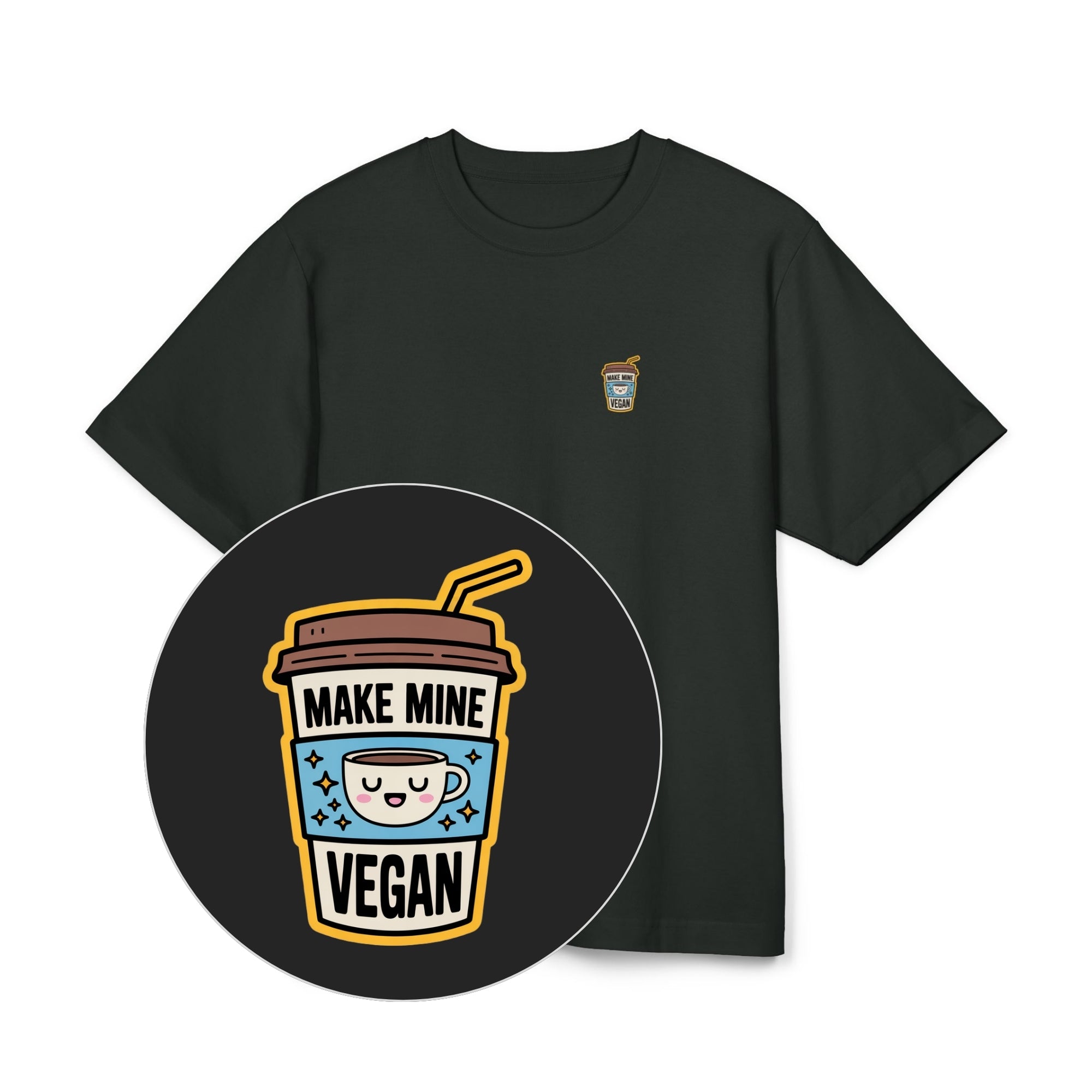 Make Mine Vegan Unisex Oversized Shirt