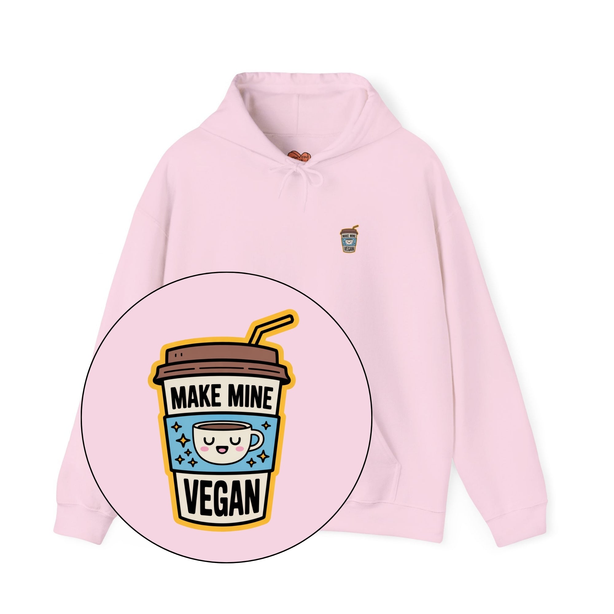 Make Mine Vegan Unisex Hoodie