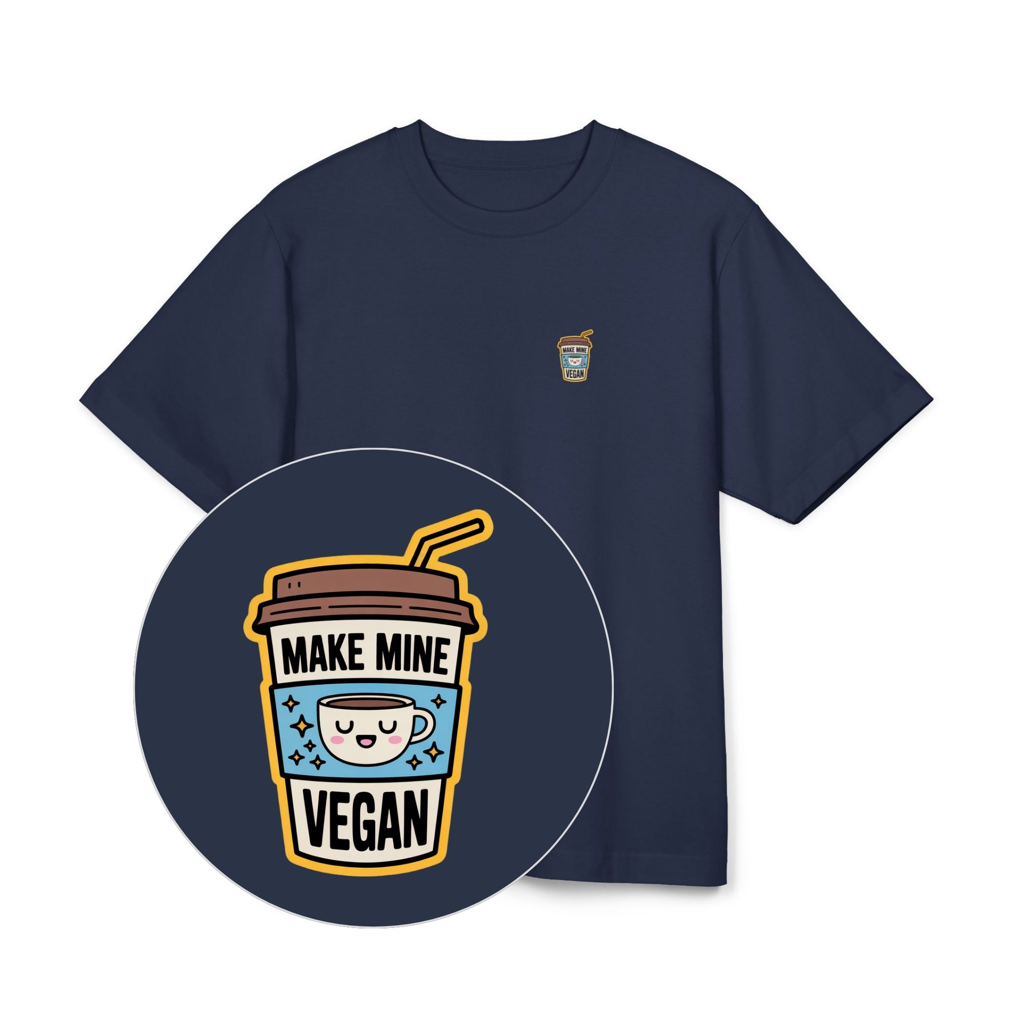 Make Mine Vegan Unisex Oversized Shirt