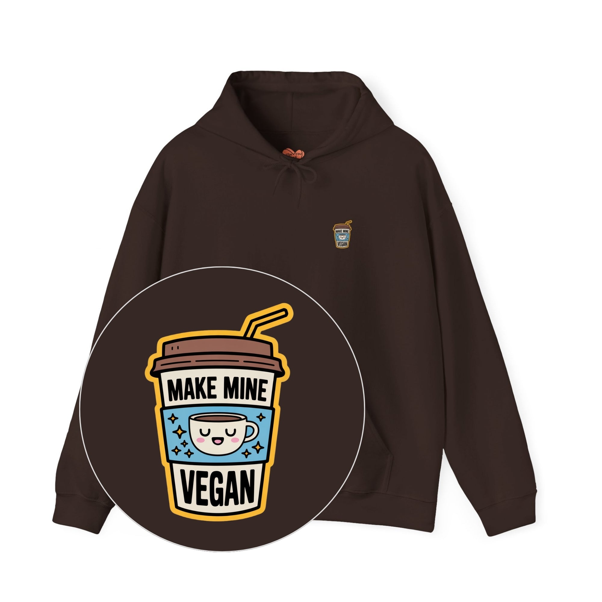 Make Mine Vegan Unisex Hoodie