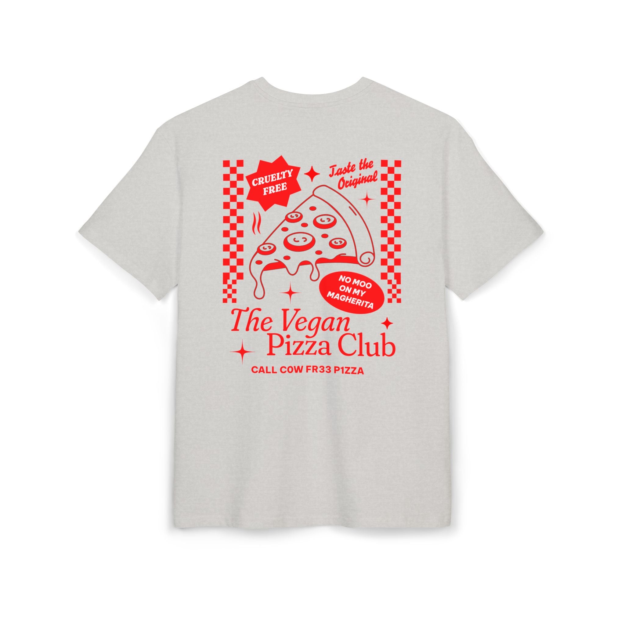 The Vegan Pizza Club Unisex Oversized Shirt