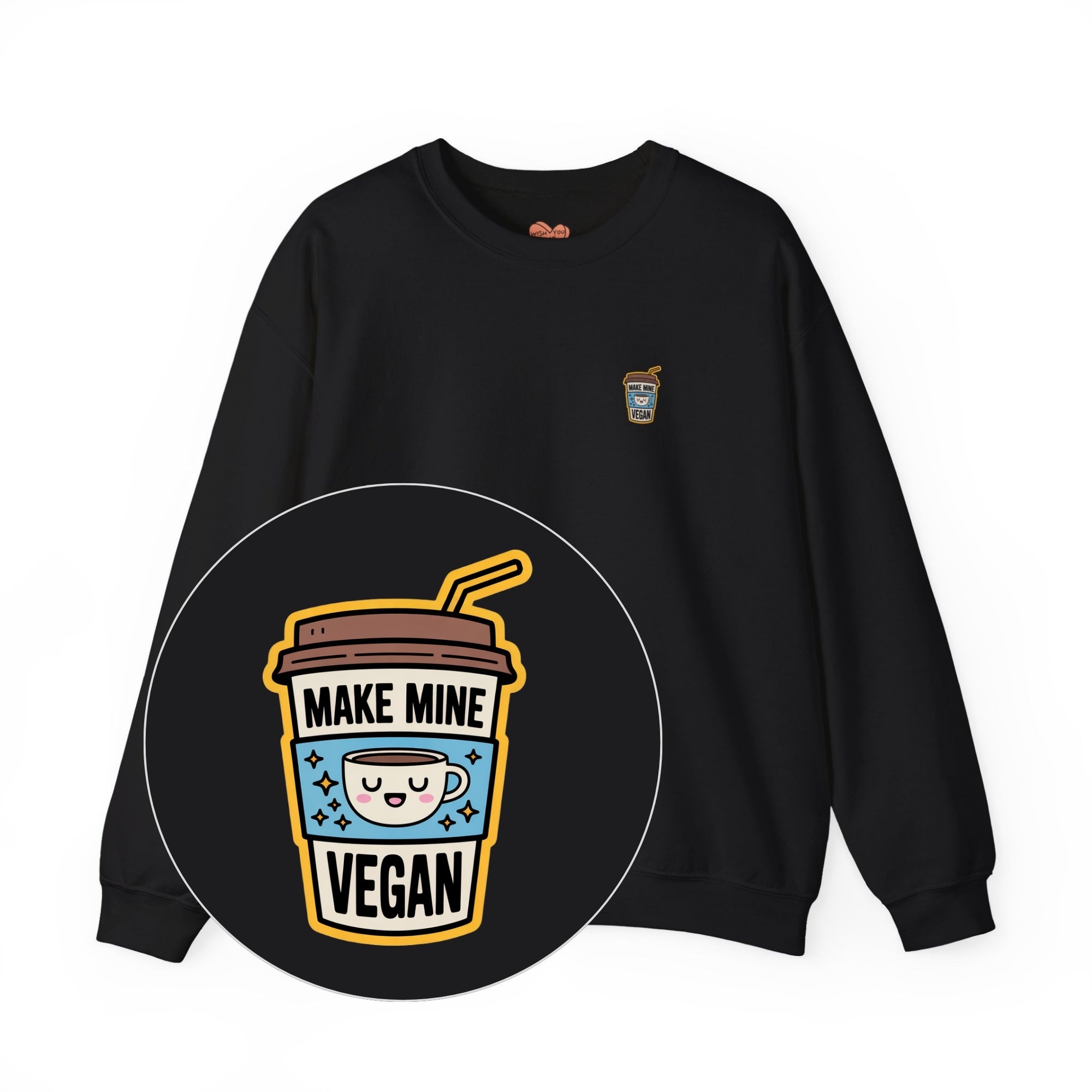 Make Mine Vegan Unisex Sweatshirt